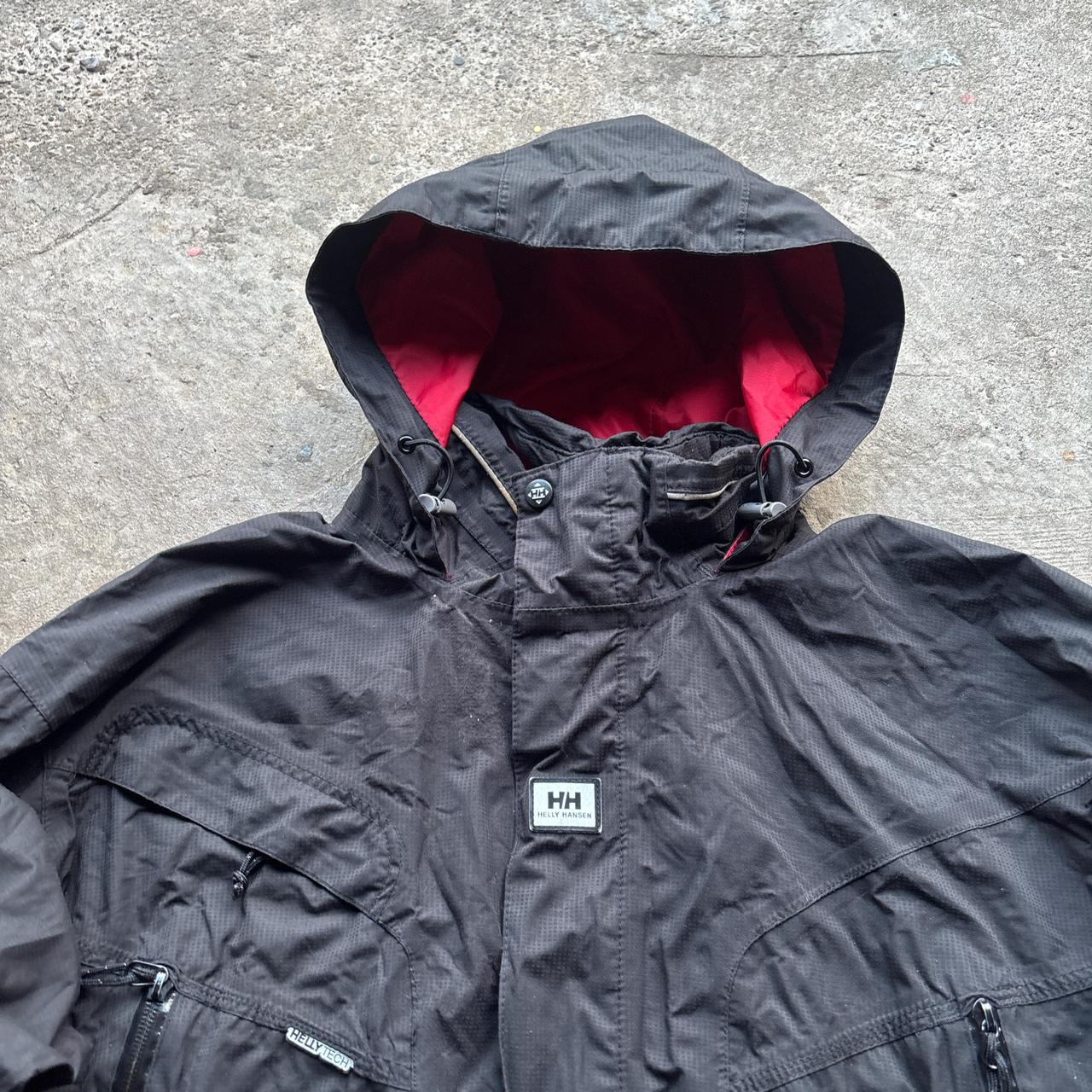 Helly Hansen black and red winter jacket