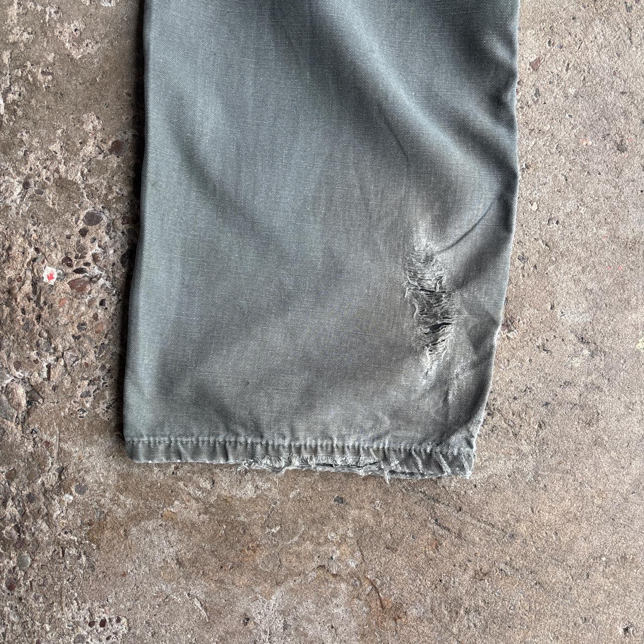 Distressed Grey Carhartt Carpenter Pants - W32