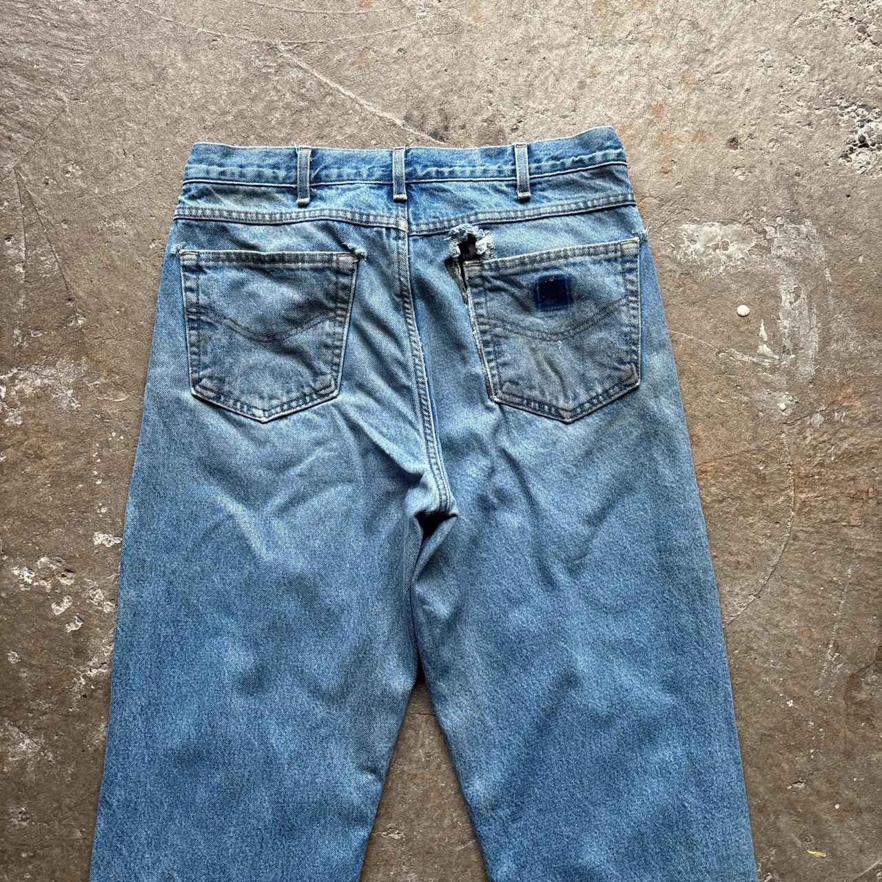 Distressed Carhartt blue denim jeans - W34