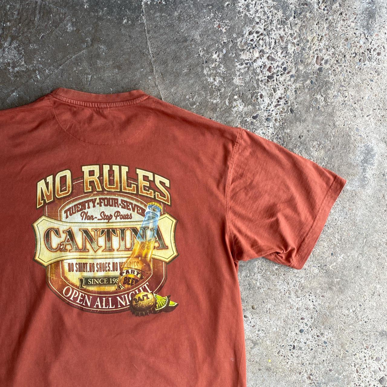Peach Graphic Bar T-Shirt - XL