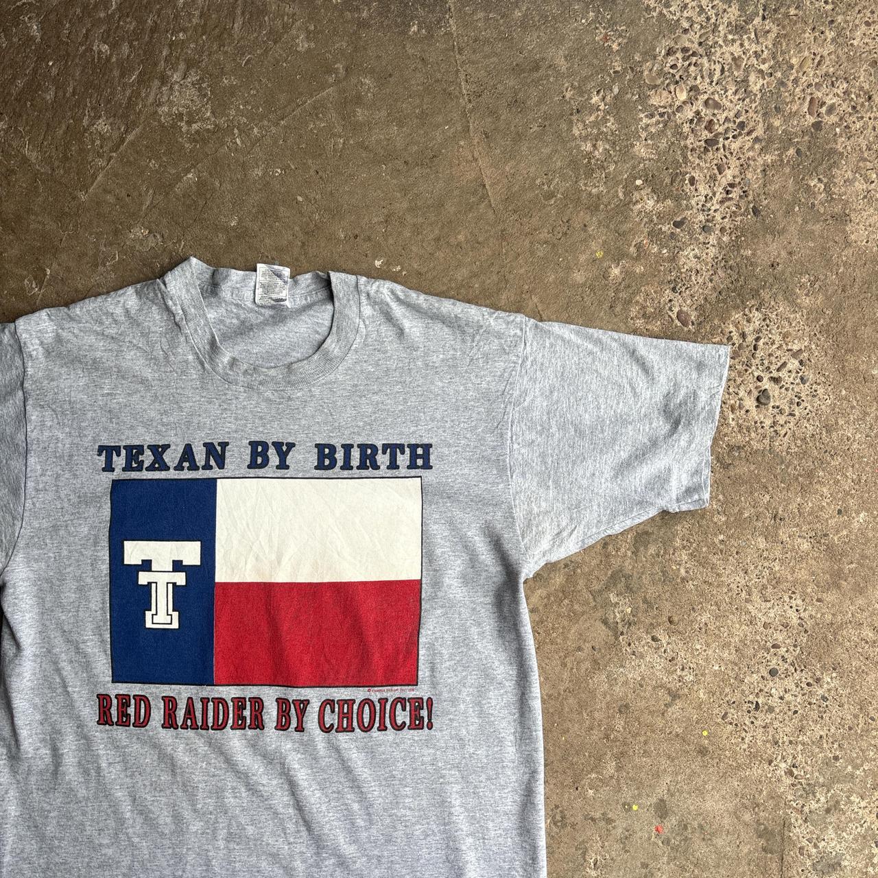 Vintage Grey ‘Texas Raider’ Single Stitch T-Shirt