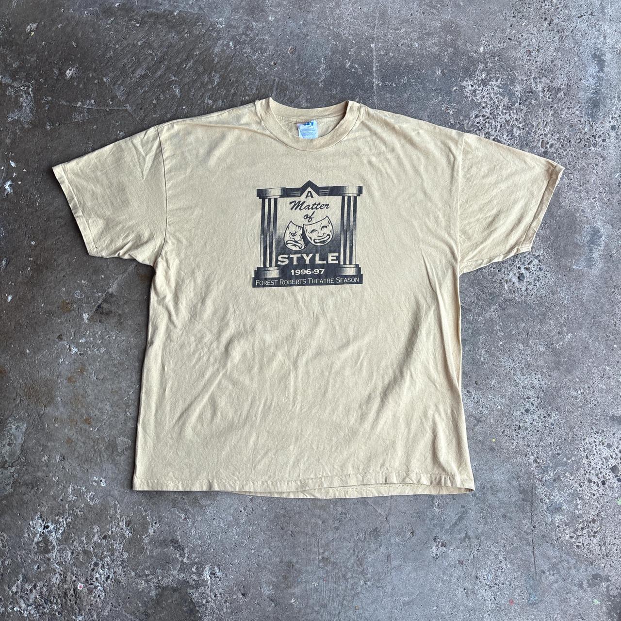 Vintage 99’ Yellow Graphic Theatre T-Shirt