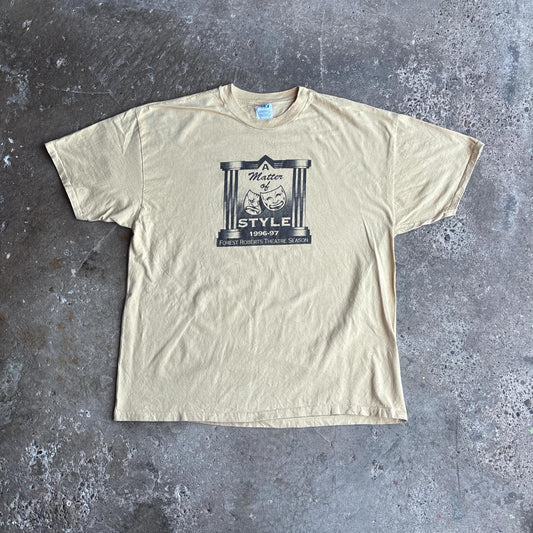 Vintage 99’ Yellow Graphic Theatre T-Shirt