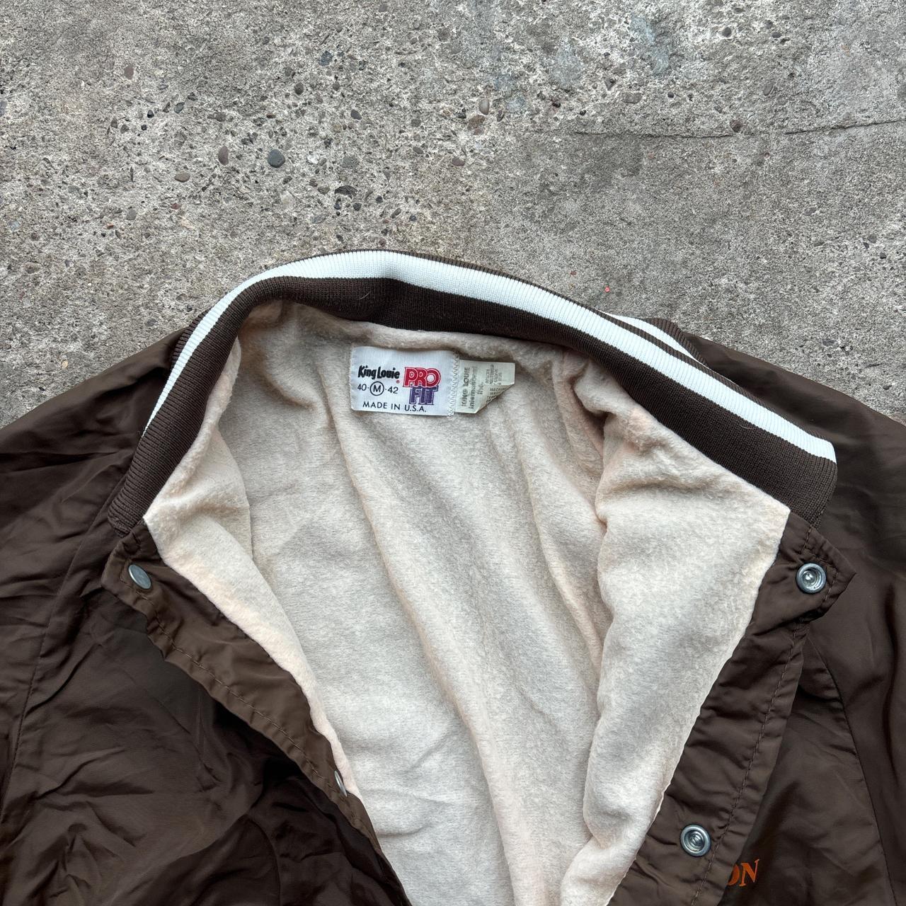 Vintage King Louie brown bomber jacket
