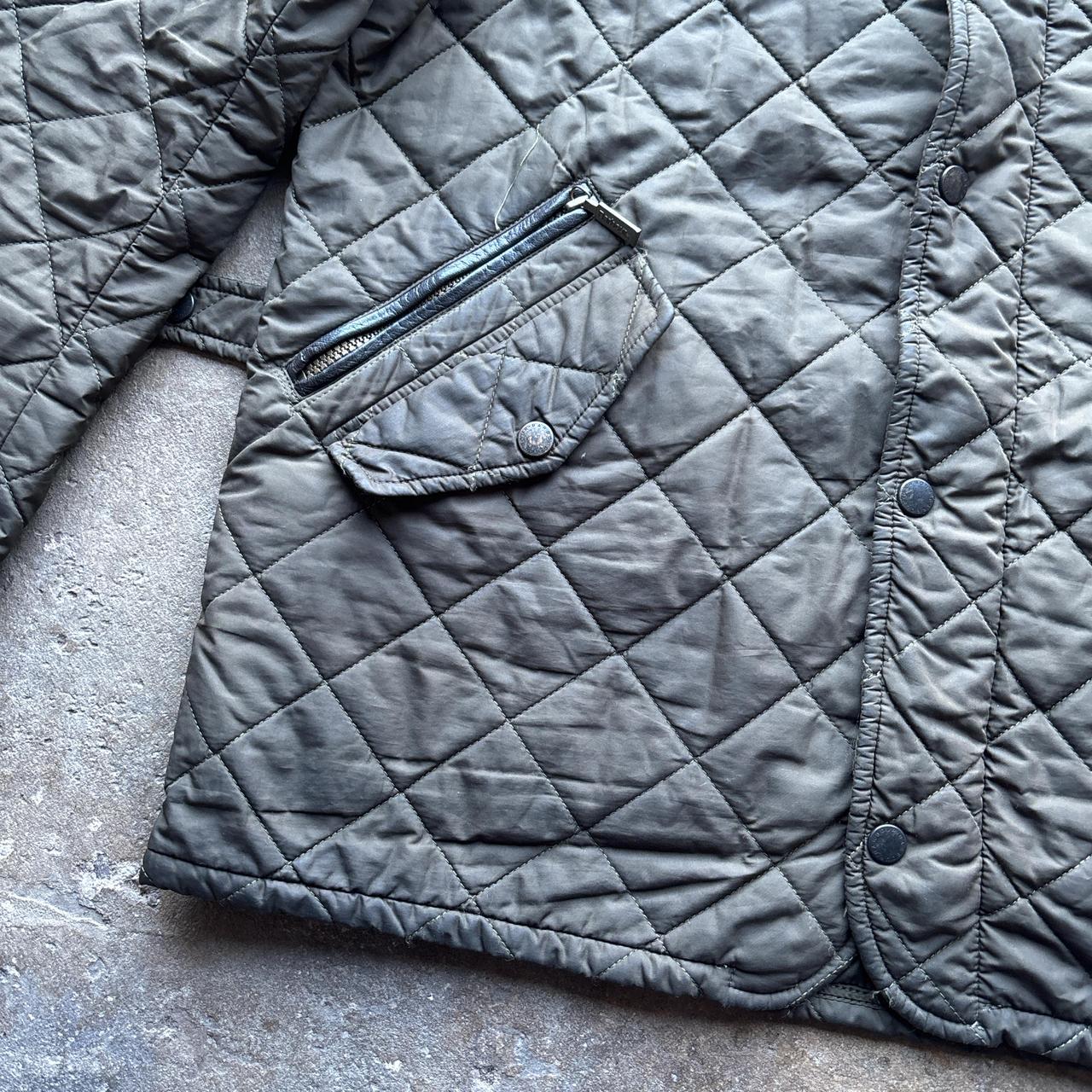 Green Barbour quilted jacket