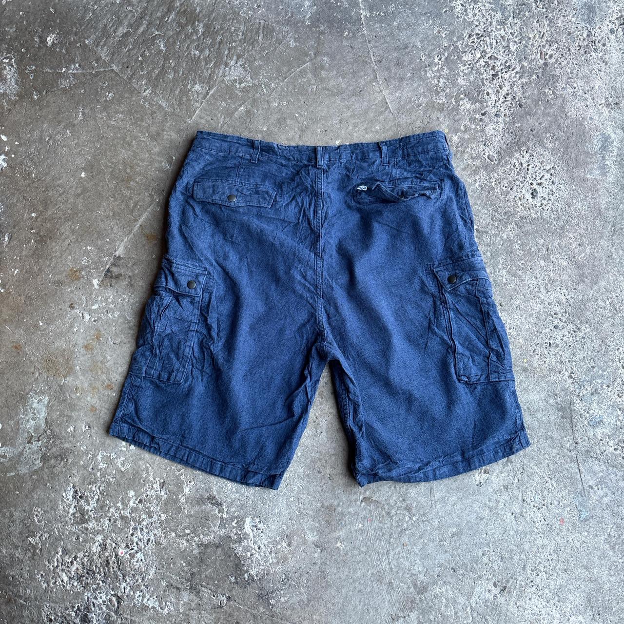 Blue Cotton/Linen Levi’s Cargo Shorts