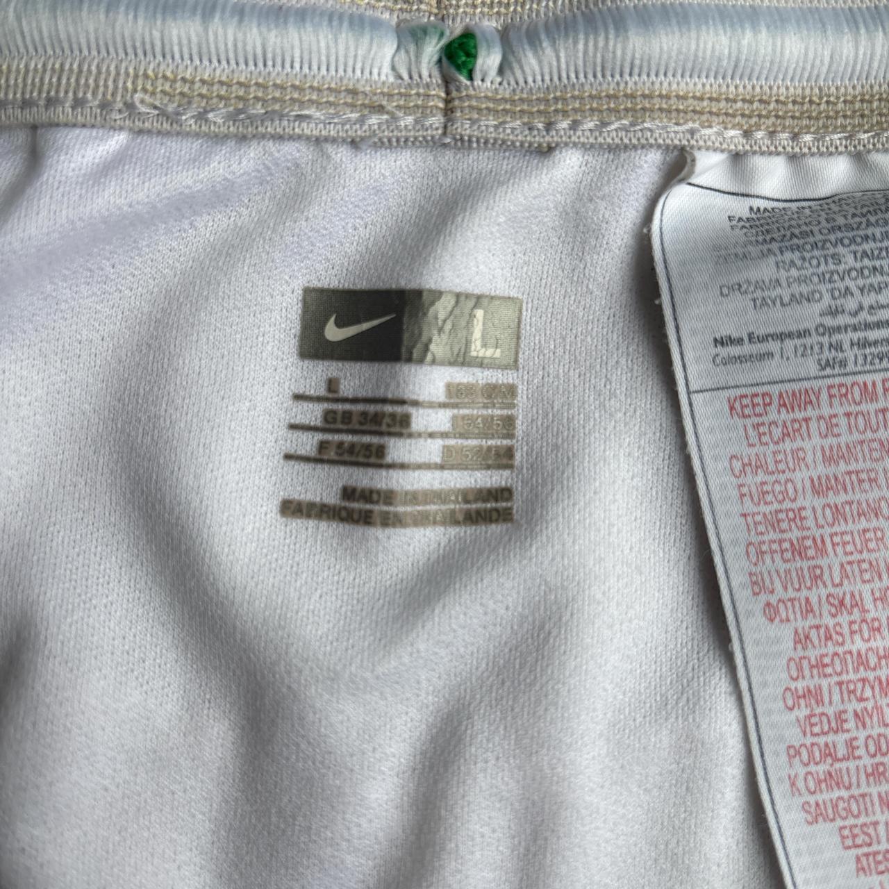 White Celtic FC Nike Football Shorts - L