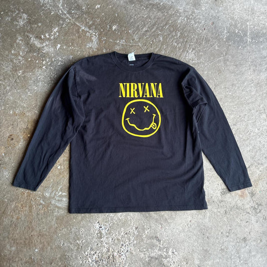 Black Nirvana Iconic Face T-Shirt