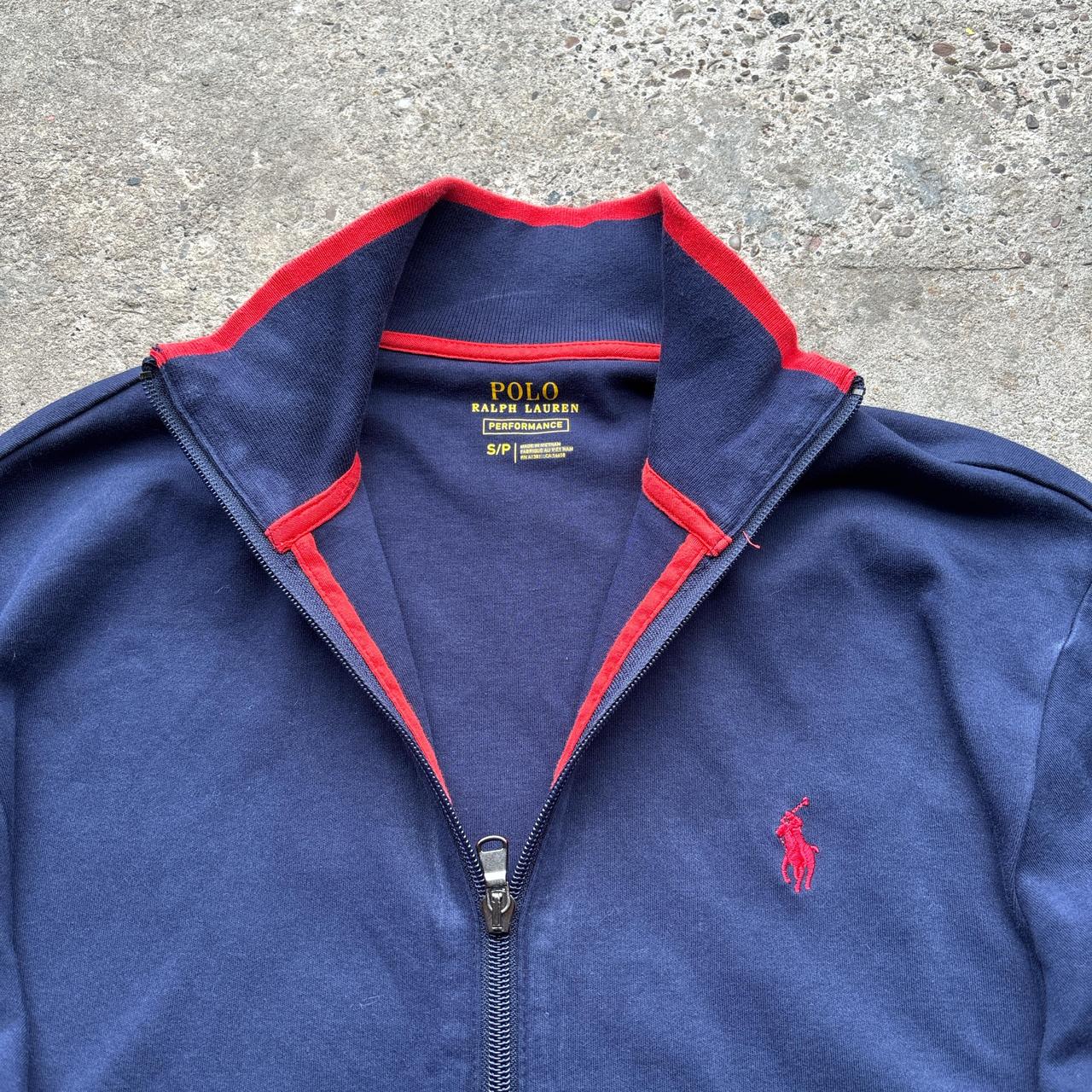 Navy Polo Ralph Lauren zip-up jacket - S