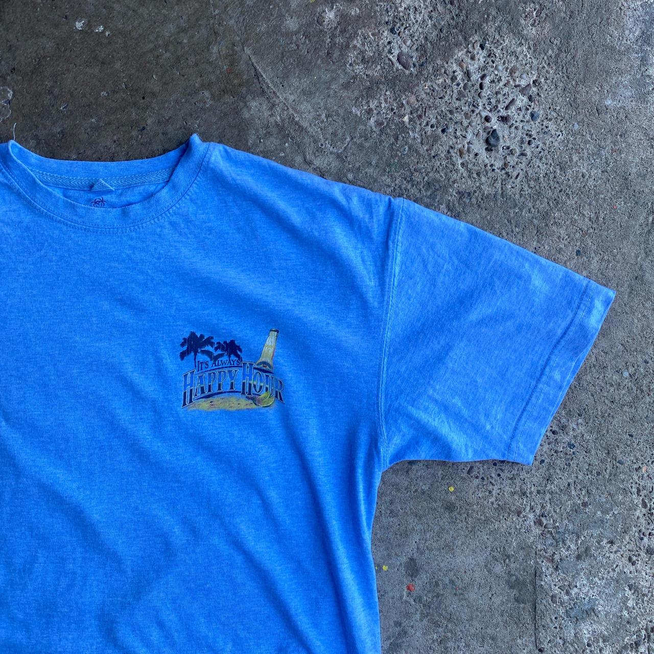 Light Blue “it’s always happy hour” Bar T-Shirt