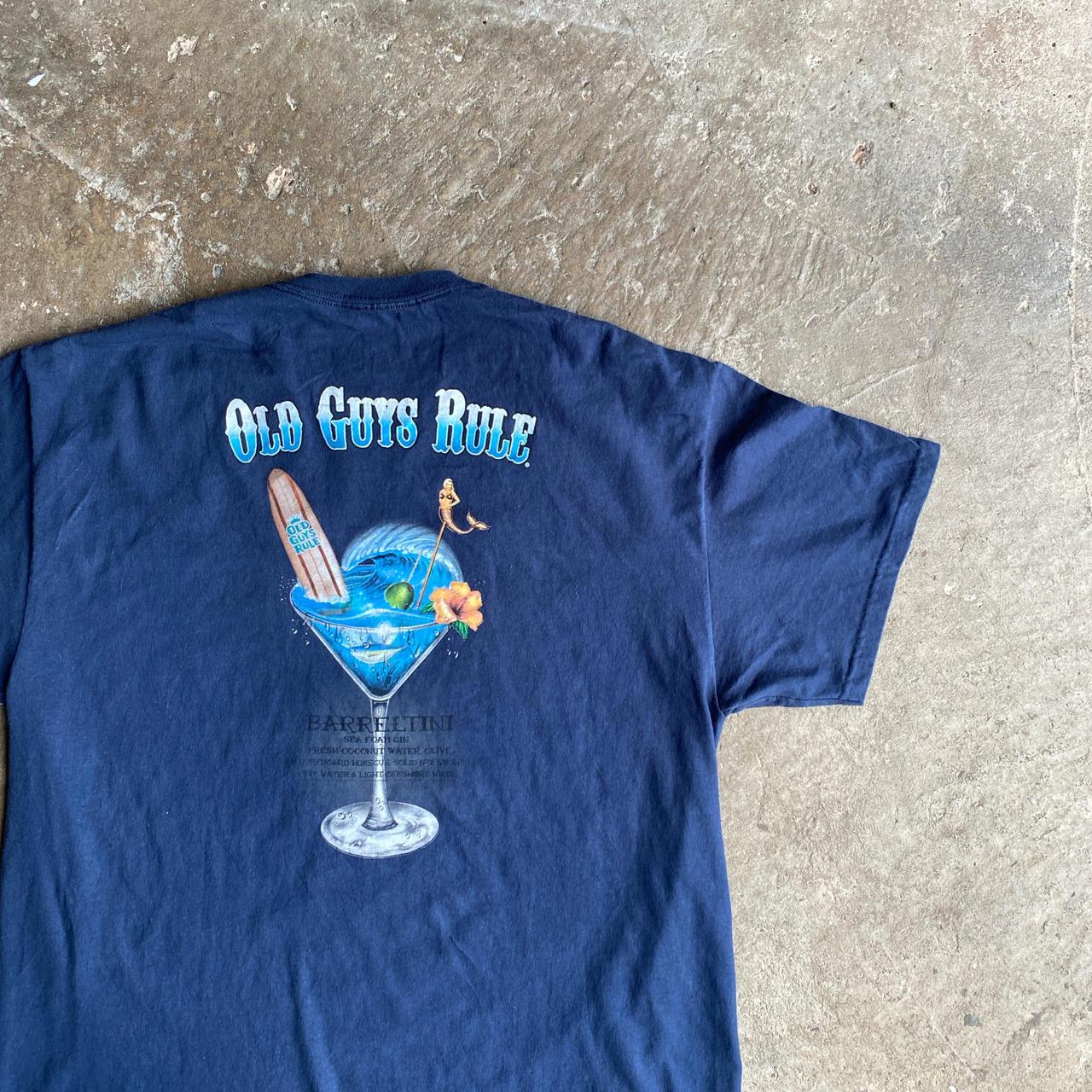 Navy ‘Old Guys Rule’ Graphic Bar T-Shirt