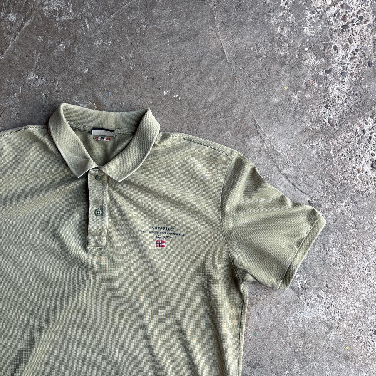 Green Napapijri Classic Polo Shirt