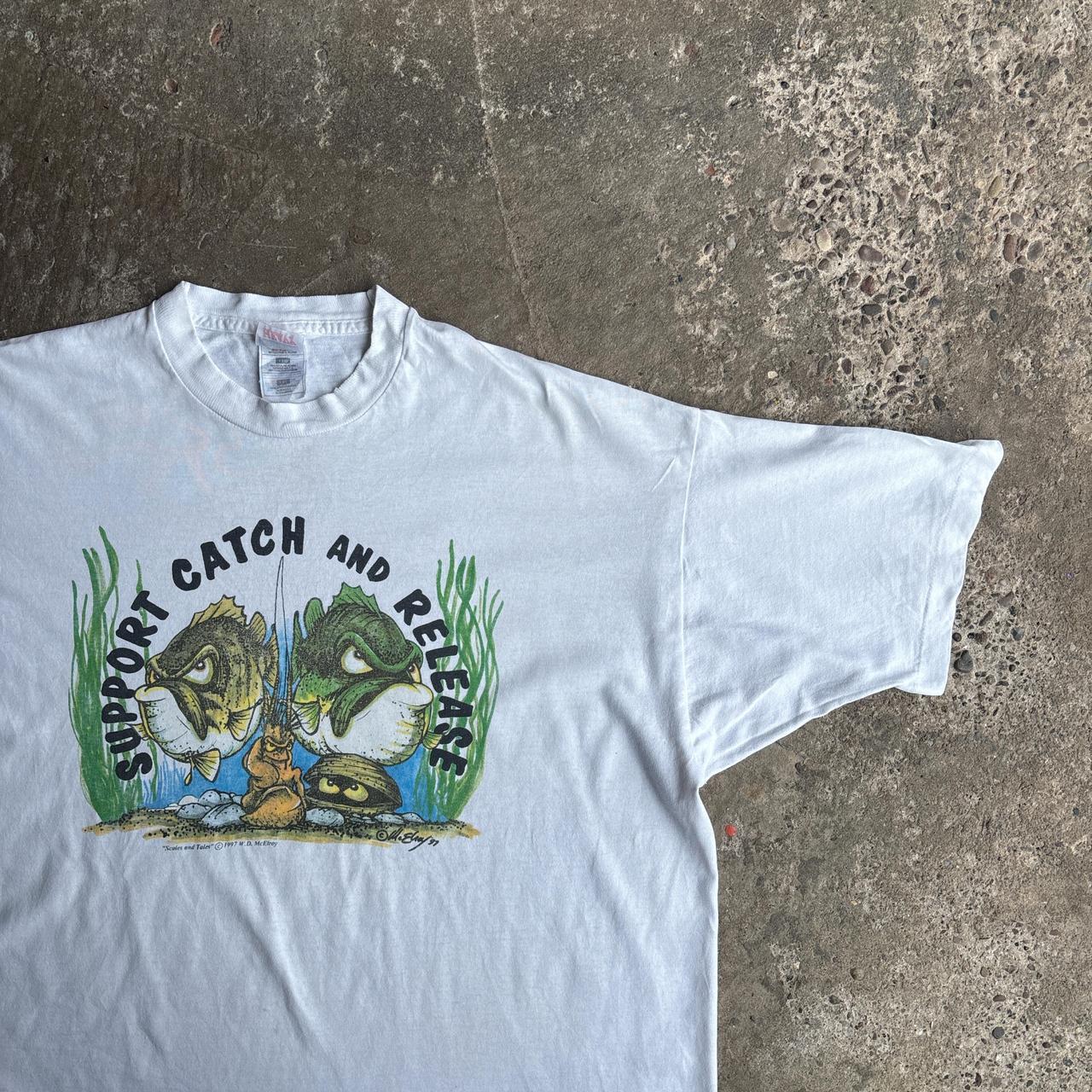 Vintage 02’ White Graphic ‘Ohio Bass Classic’ T-Shirt - 2XL