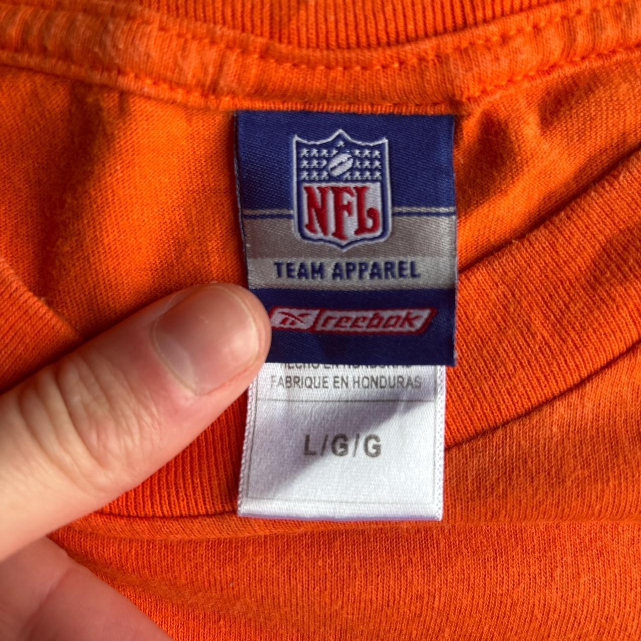 Orange Denver Broncos Reebok NFL T-Shirt - L