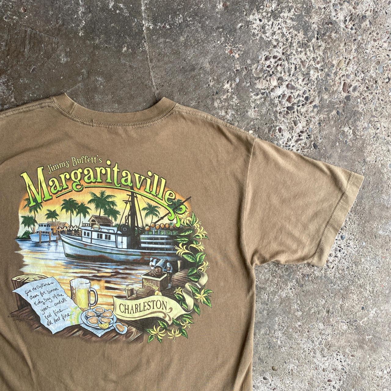 Brown Margaritaville Graphic Bar T-Shirt - L