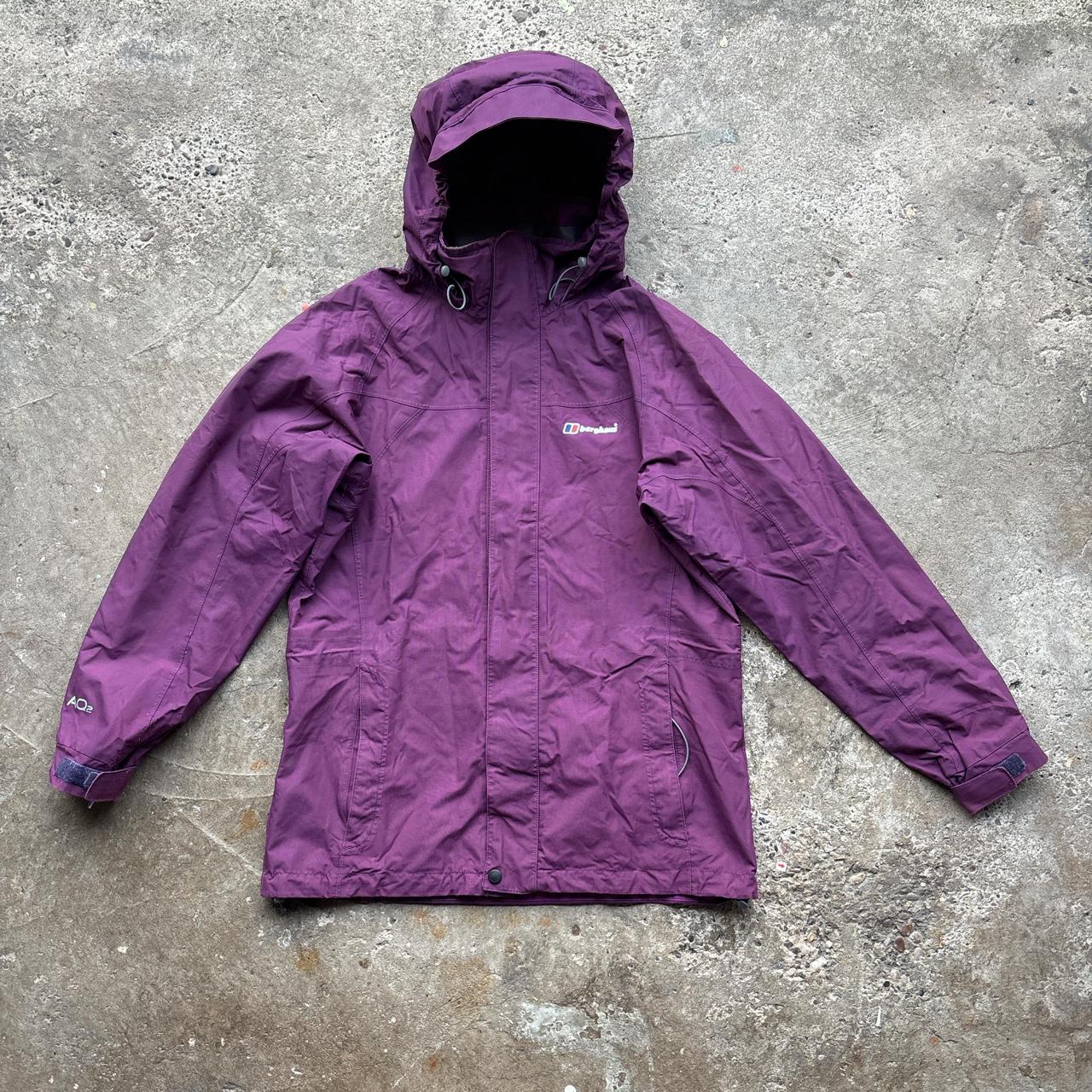 Purple Berghaus waterproof jacket