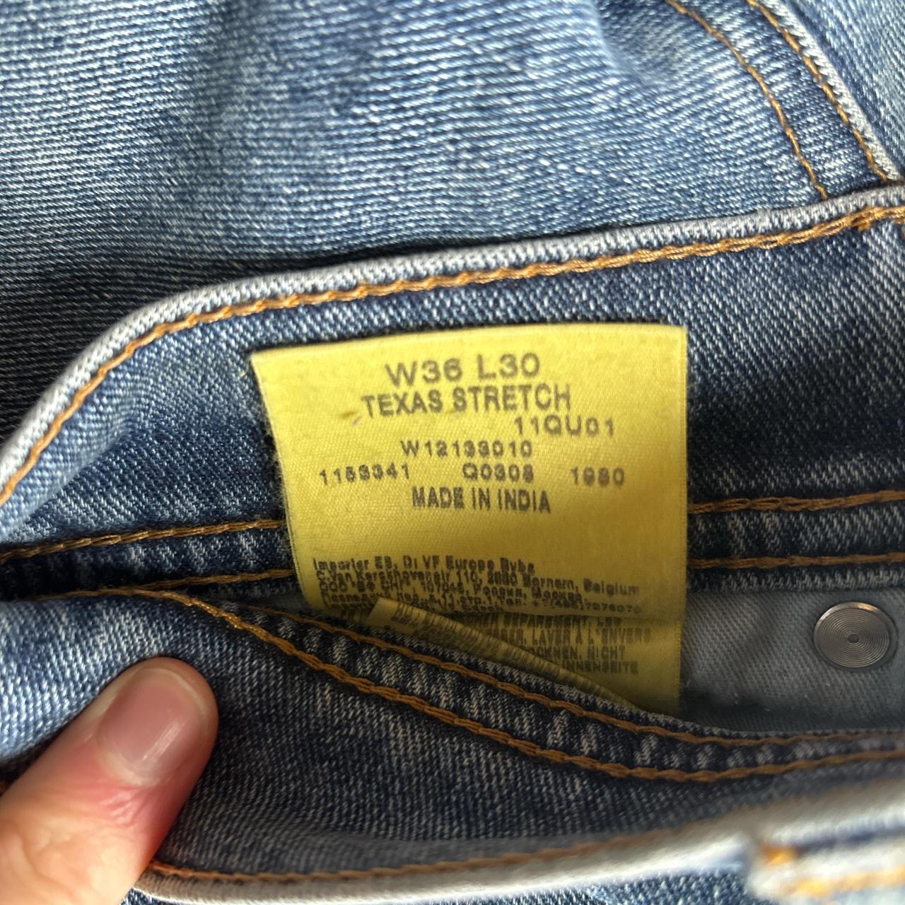 Wrangler Straight Light Blue Denim Jeans | W36 - L30