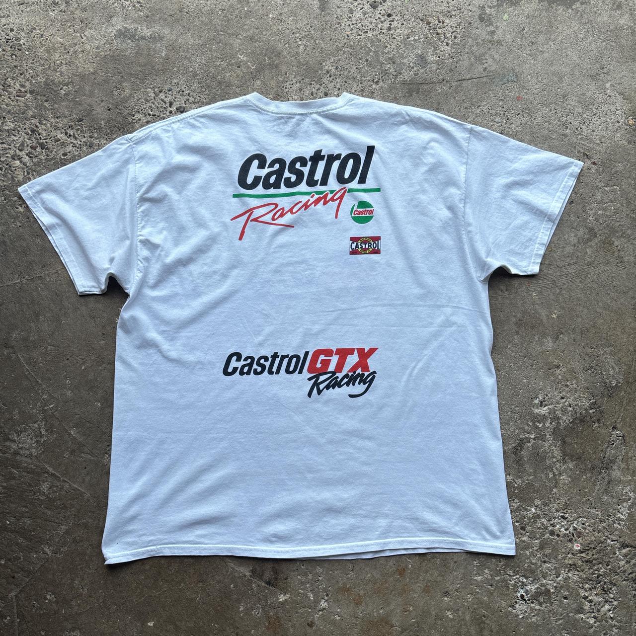 White Castrol Graphic tee - XL