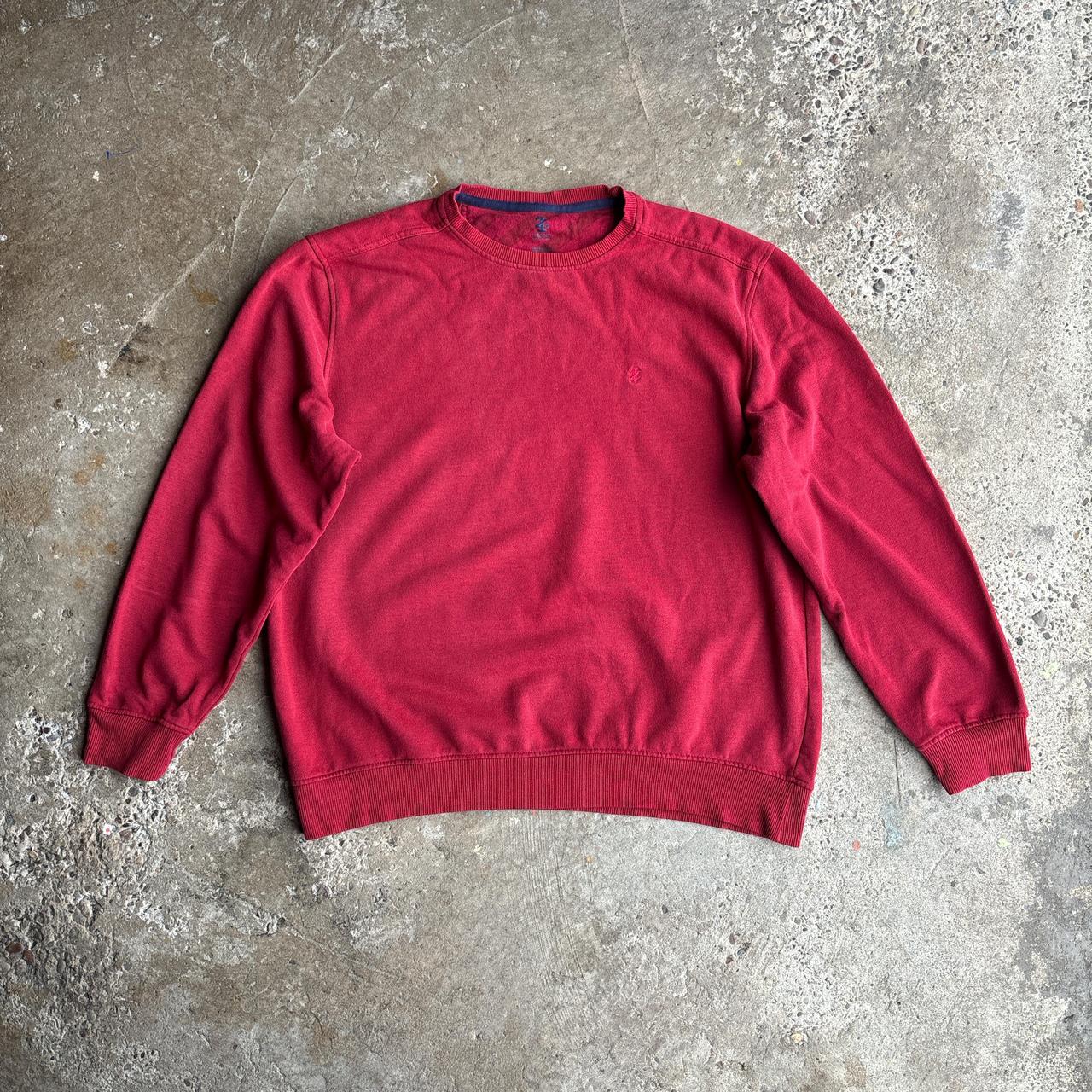 Red Izod Vintage Sweatshirt - L