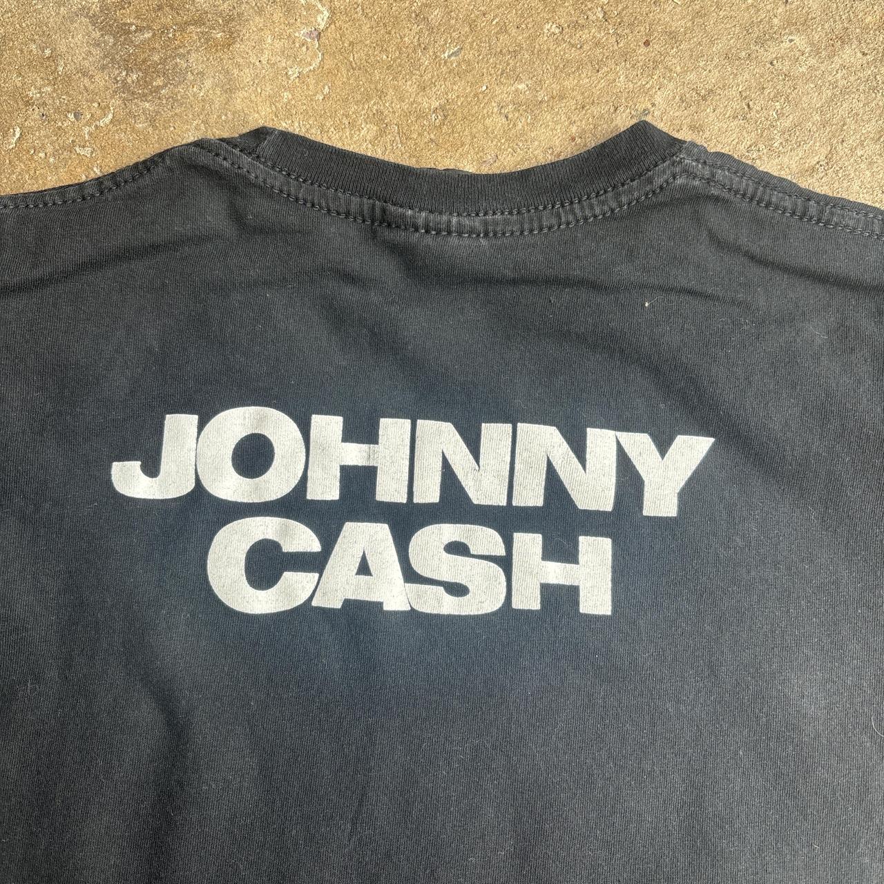 Black Johnny Cash Graphic T-Shirt