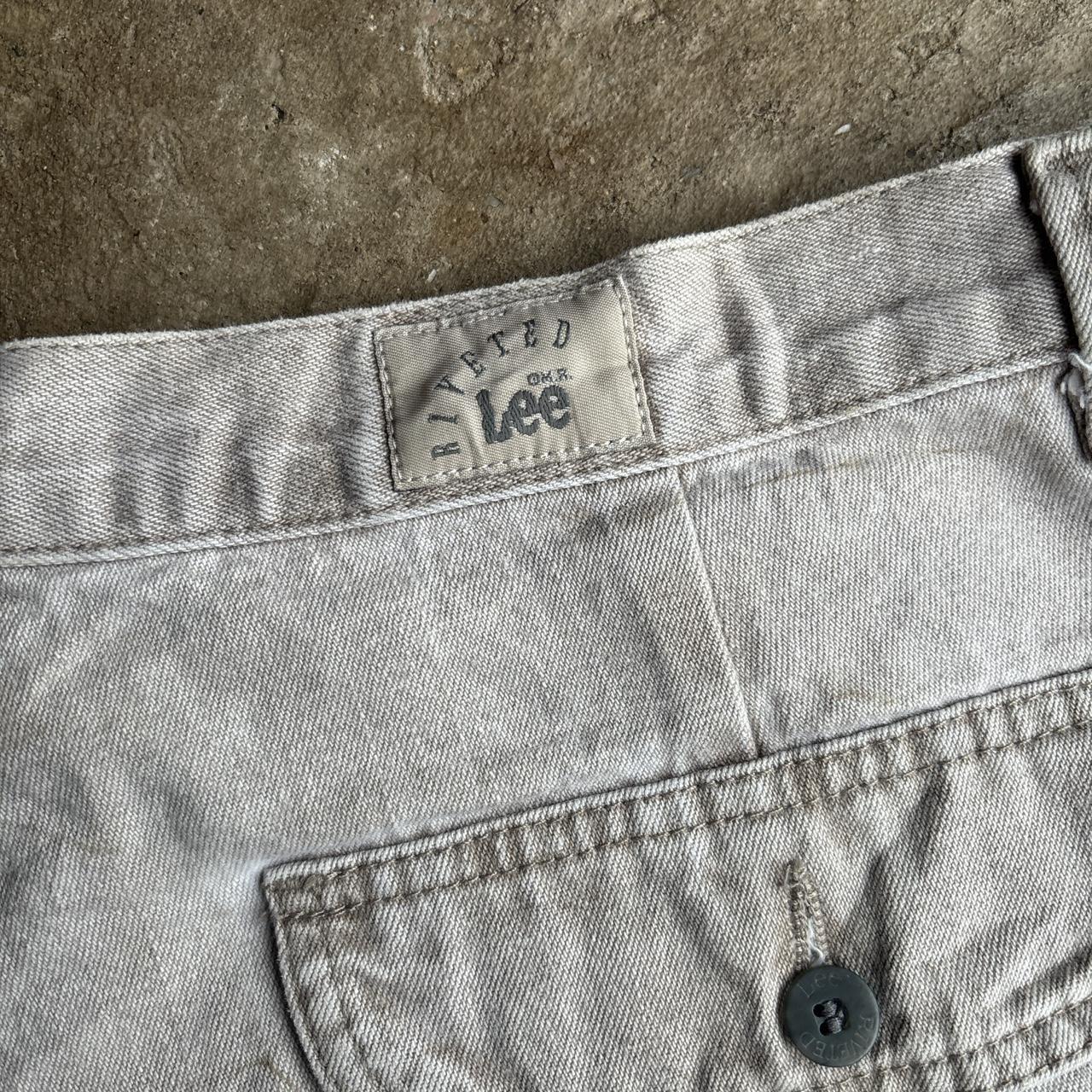 Light Cream Lee Cotton Shorts