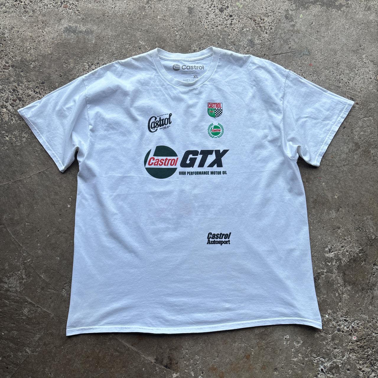 White Castrol Graphic tee - XL