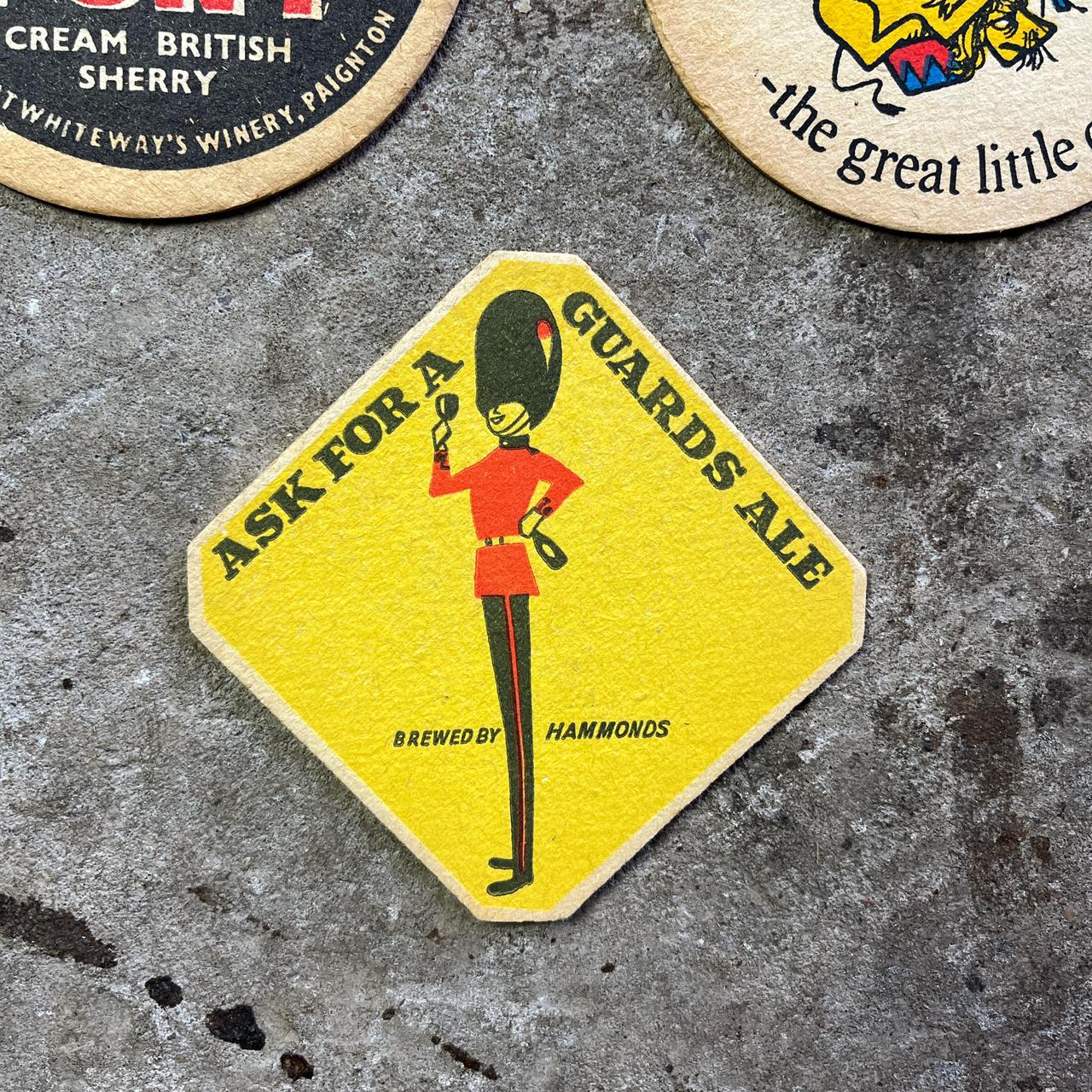 Vintage beer mat collection (group of 3)