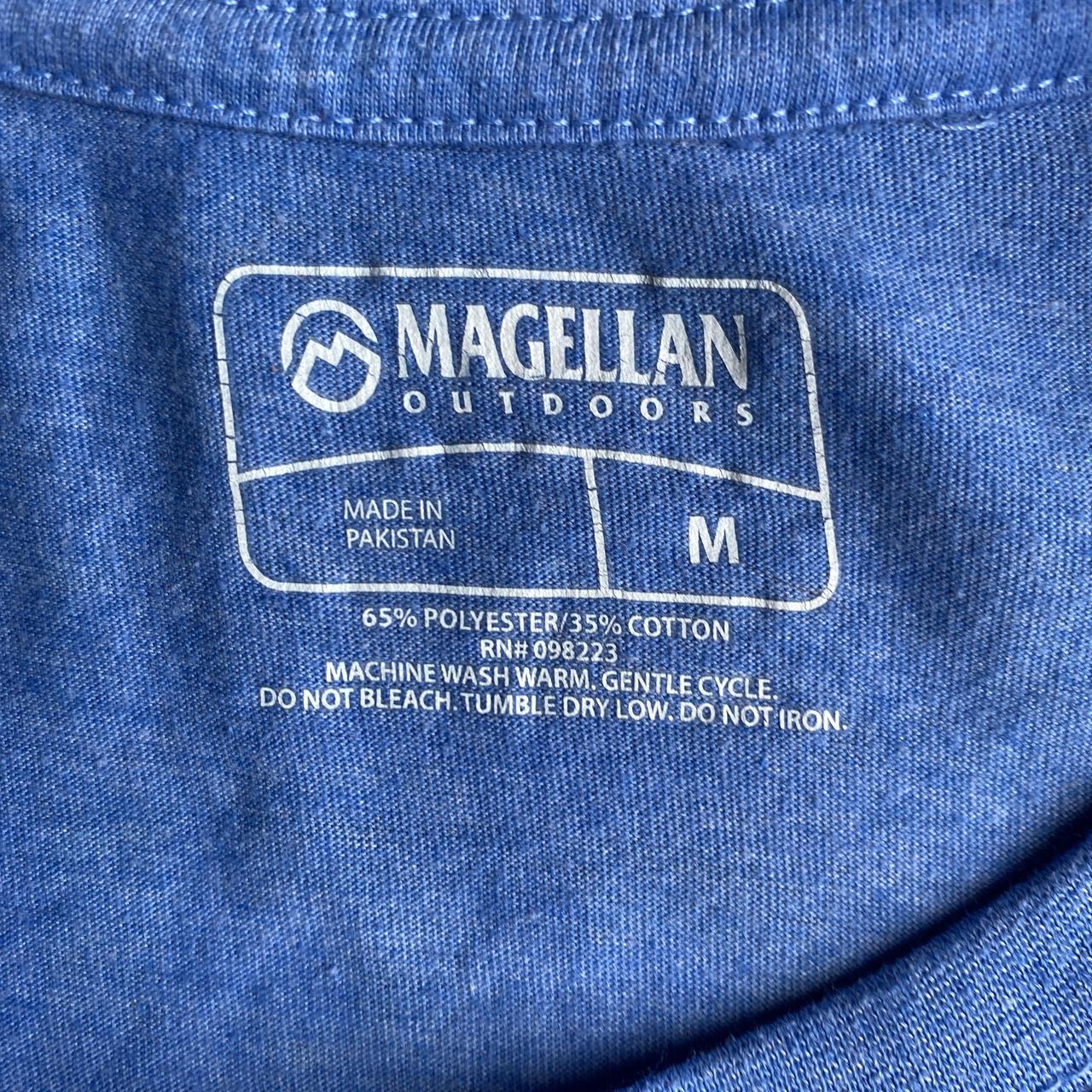 Blue Graphic Magellan Beer T-Shirt - M