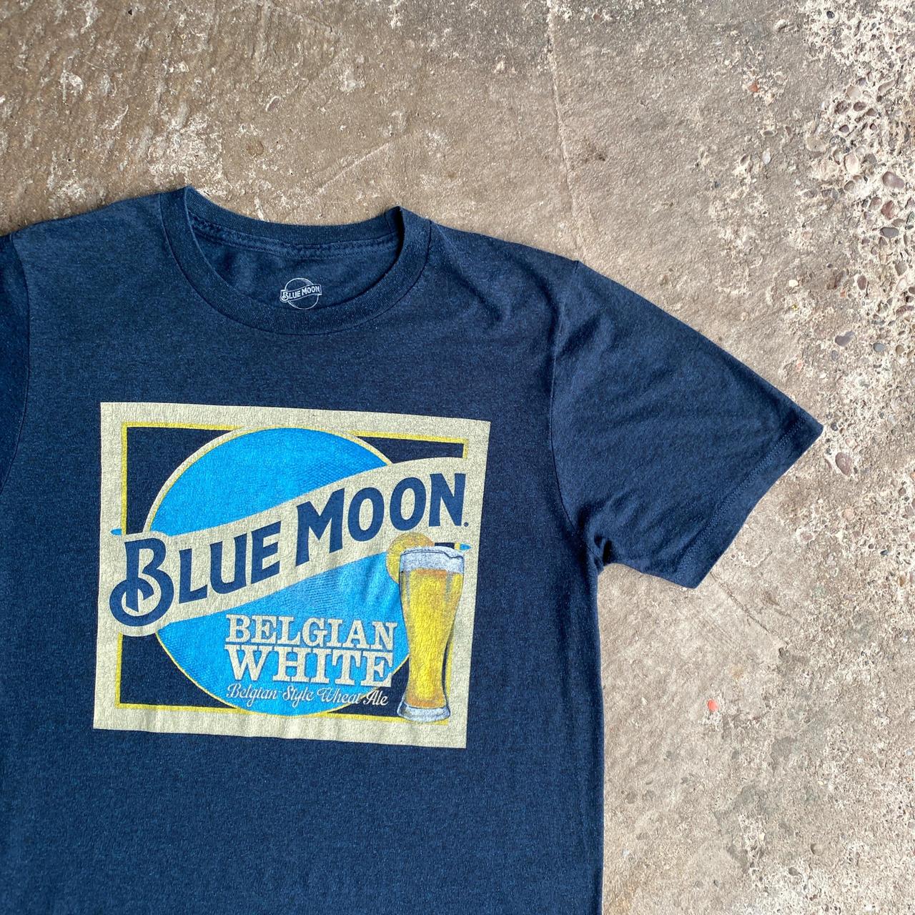 Navy Graphic Blue Moon T-Shirt - S