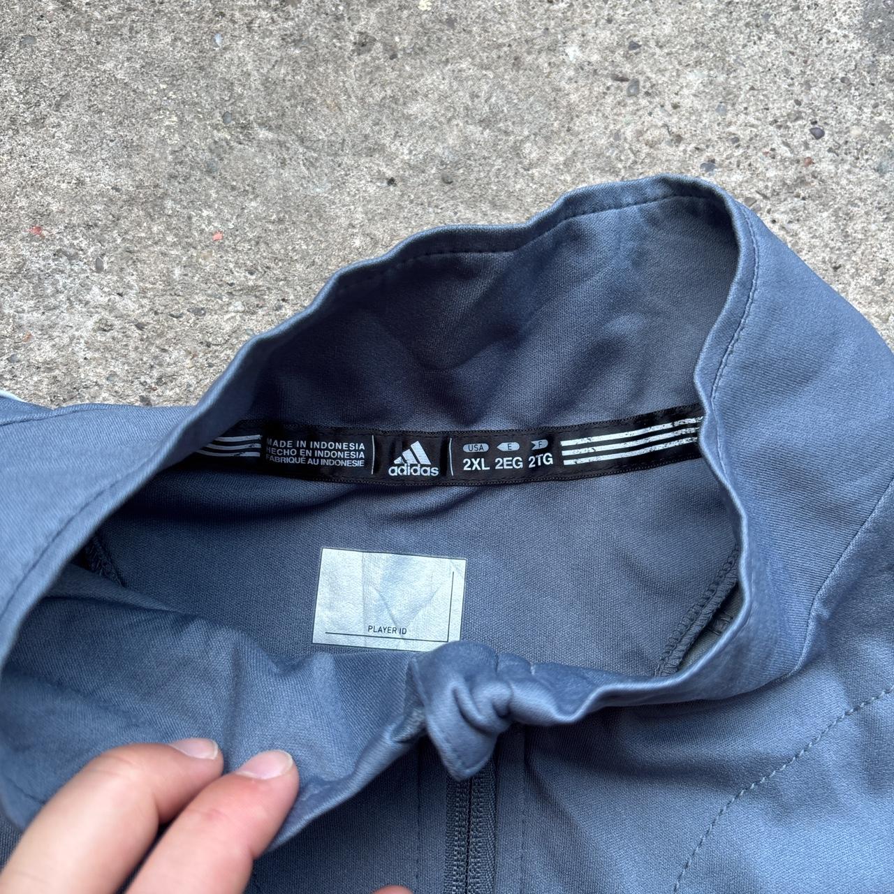 Grey adidas golf short sleeve sweatshirt