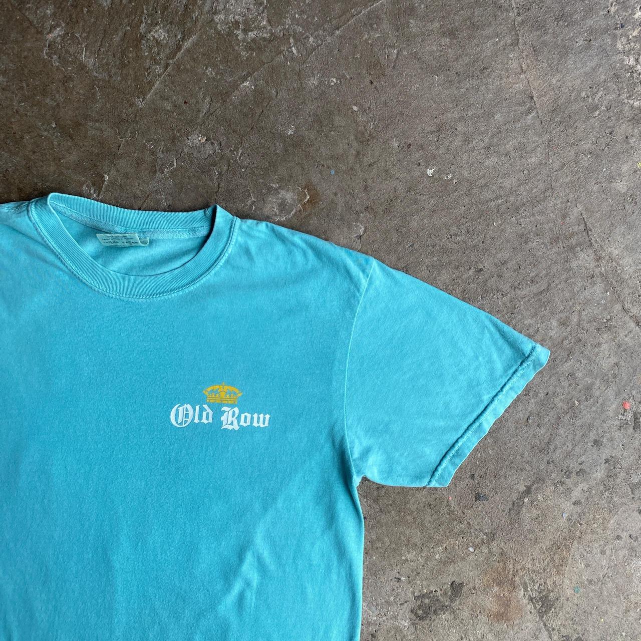 Vibrant Blue Old Row Graphic T-Shirt - M