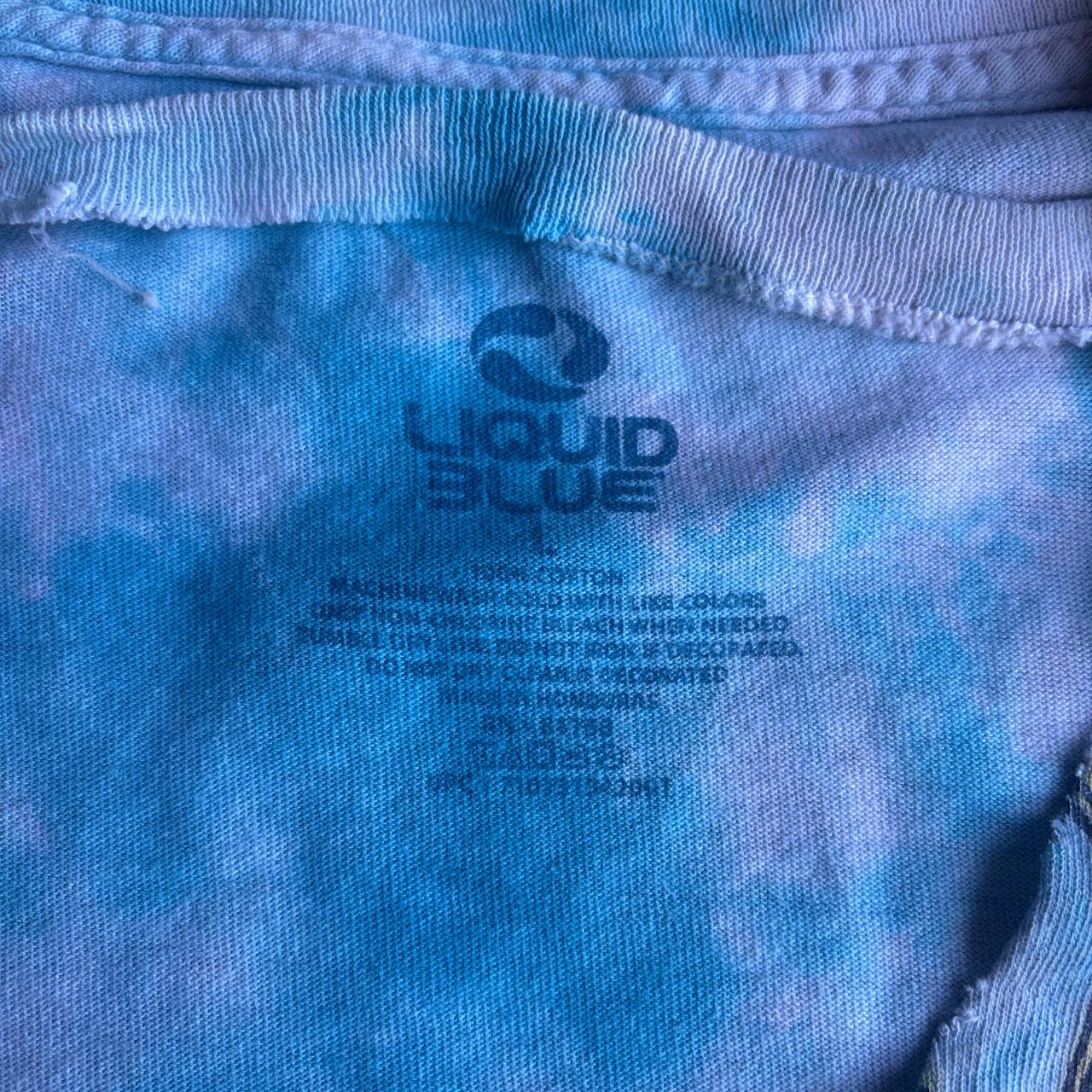 Liquid Blue Alice in the Wonderland Hookah Psychedelic Tie Dye T-shirt