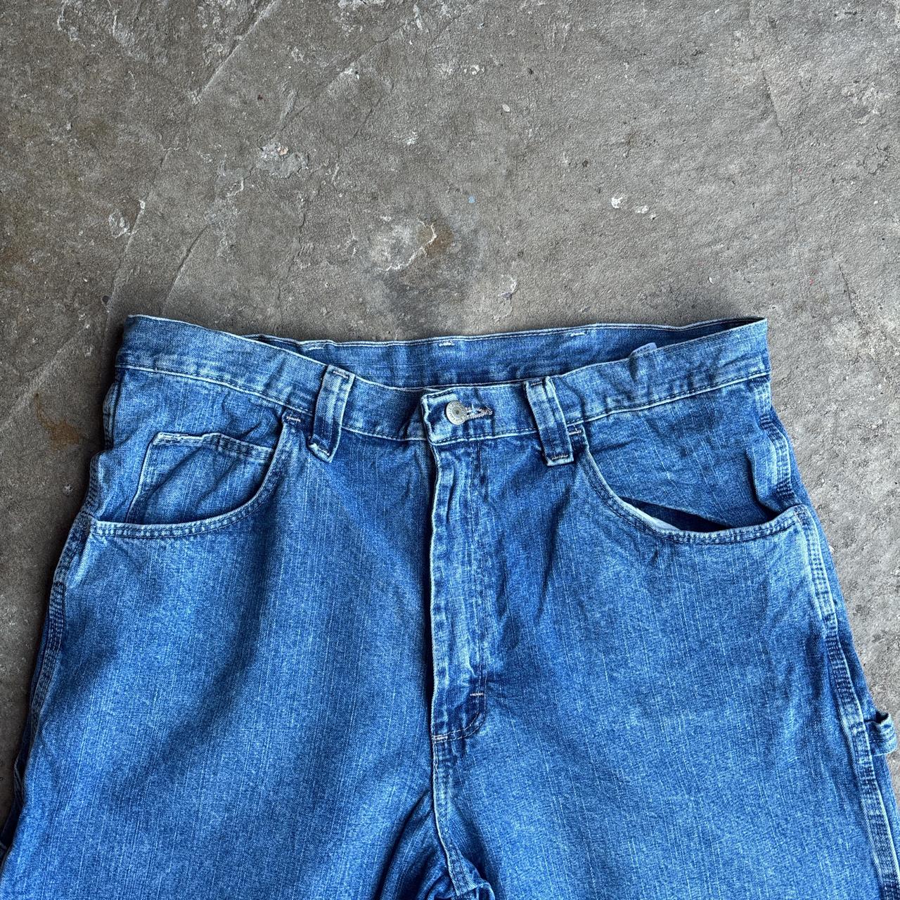Blue Denim Wrangler Carpenter Shorts