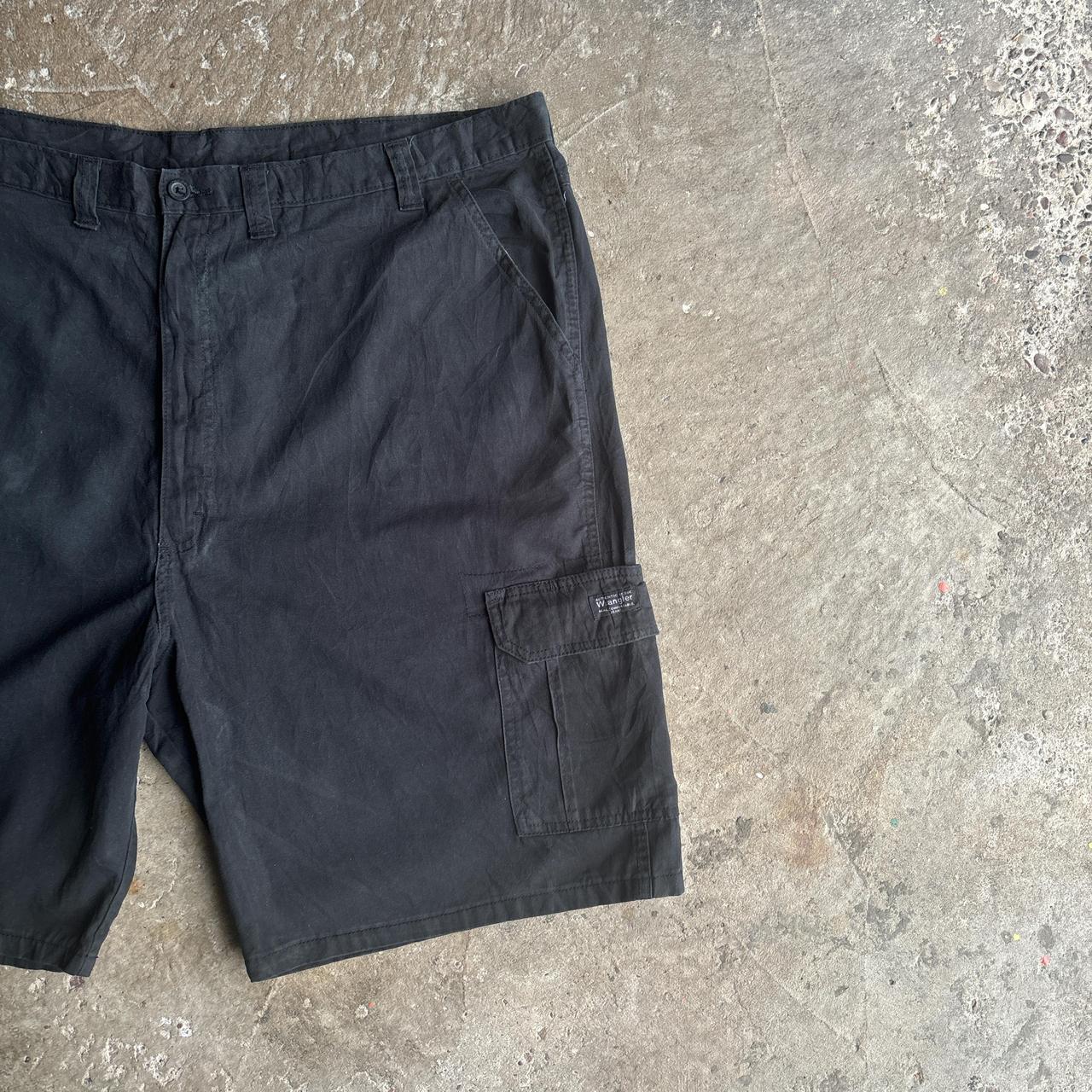 Black Wrangler Cargo Shorts - W48