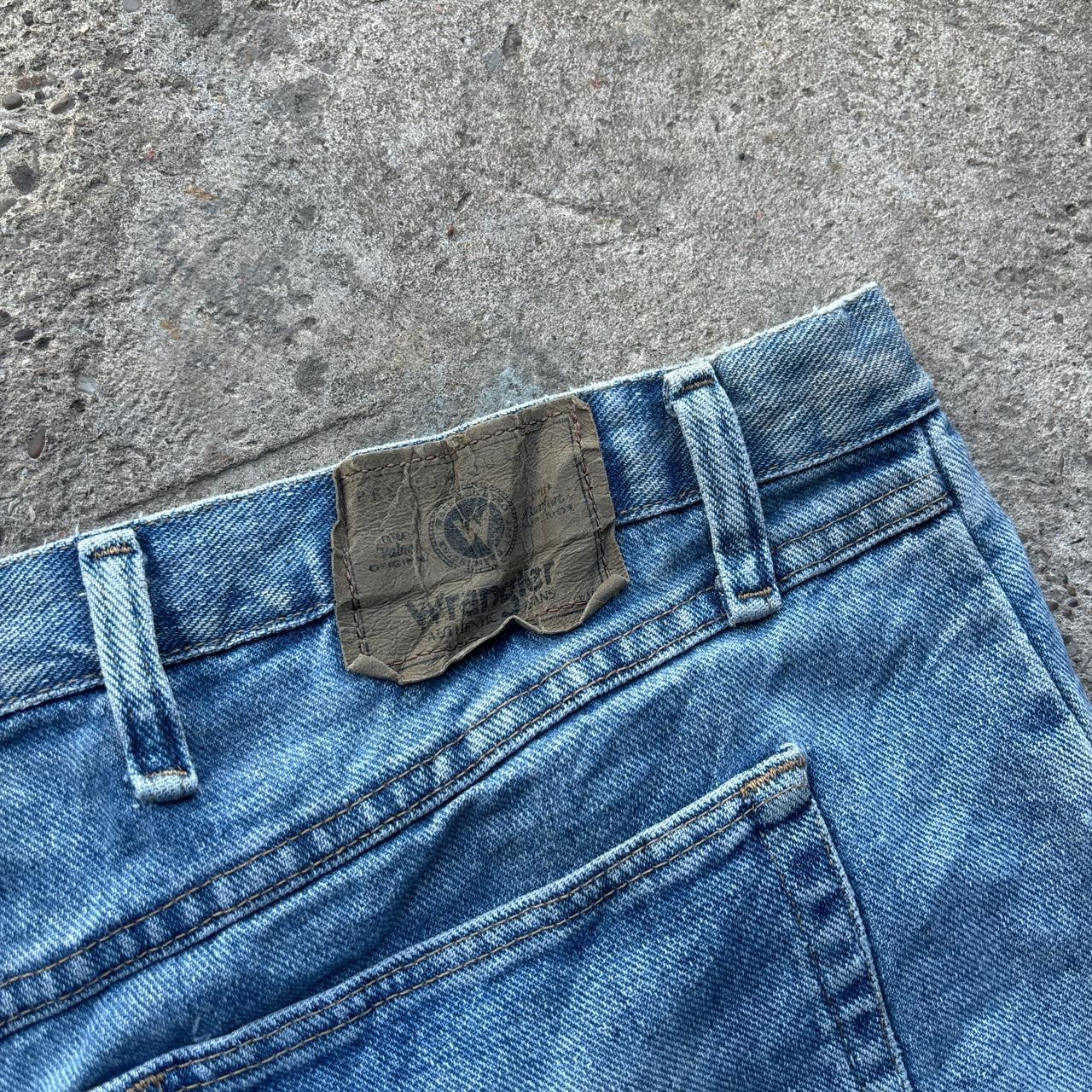 Light blue Wrangler denim jorts