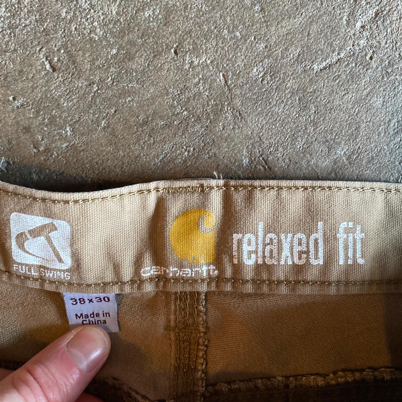 Tan Carhartt Carpenter Pants - W38