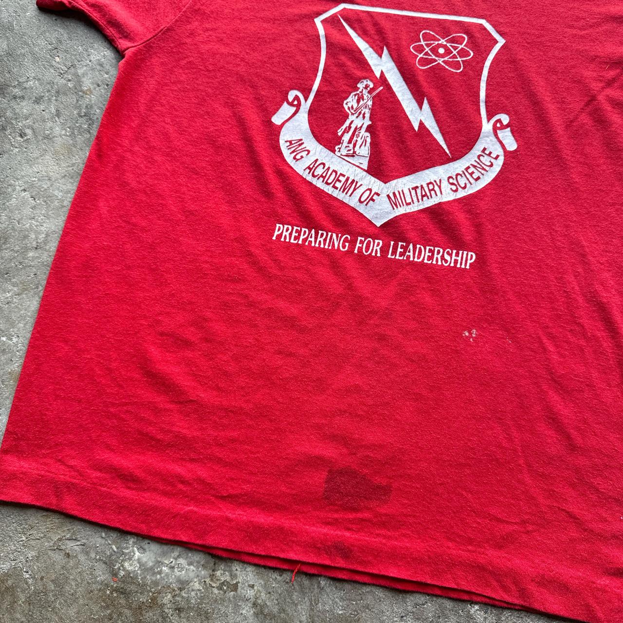 Red graphic tee