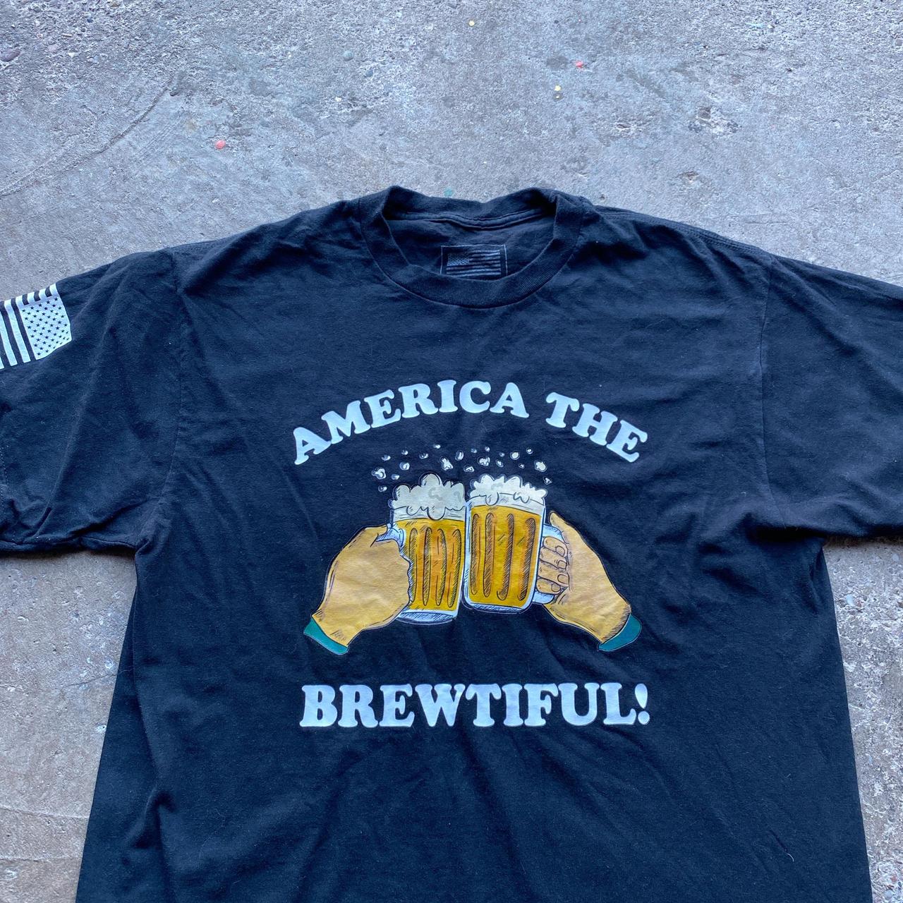 Black "America The Brewtiful" Graphic T-shirt