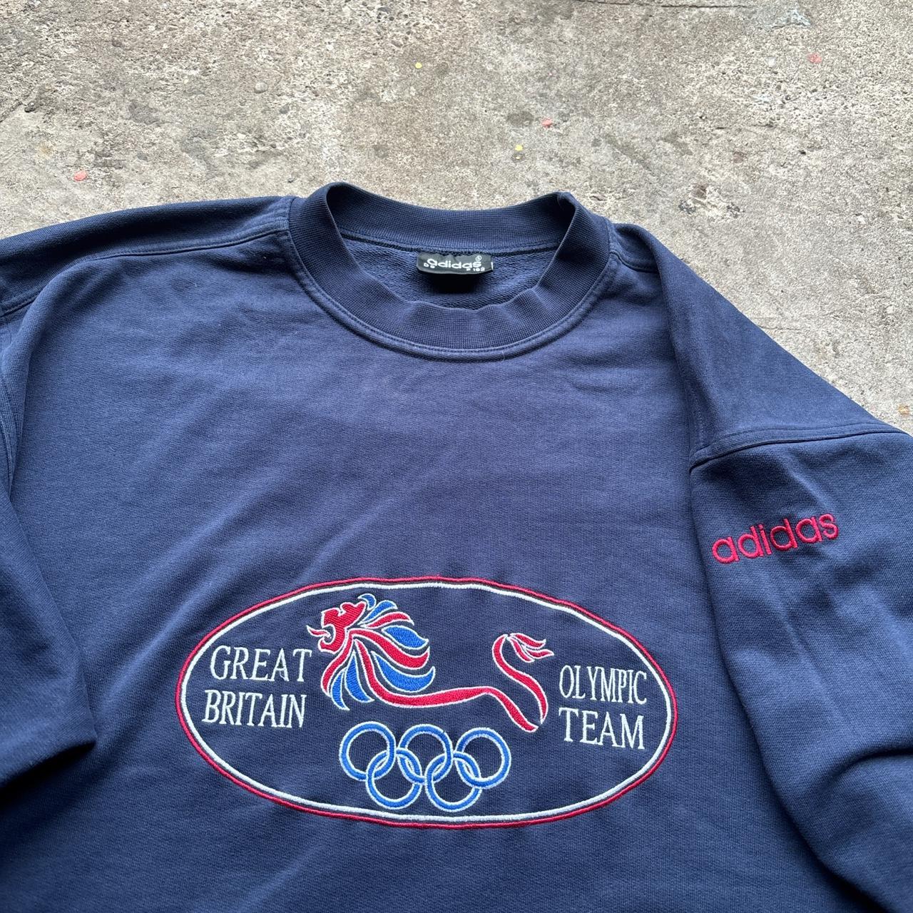 Navy Team GB 1992 Atalanta Olympics Adidas sweatshirt