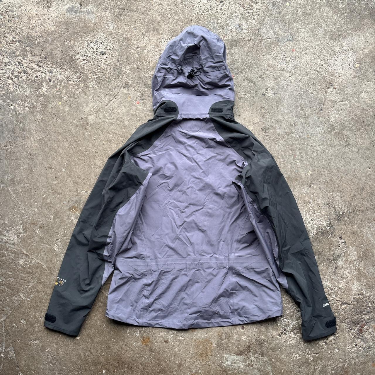 Grey and black Mountain Hardwear Gore-Tex jacket