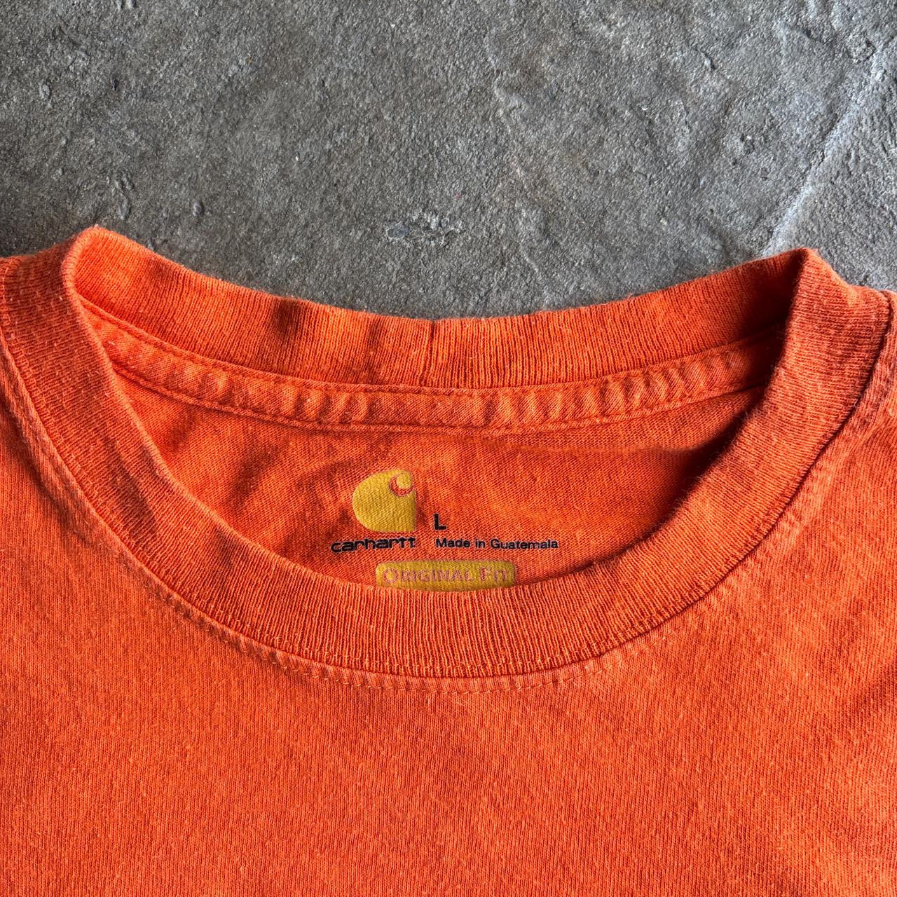 Orange Carhartt T-Shirt w/ ‘Atlas’ Embroidery