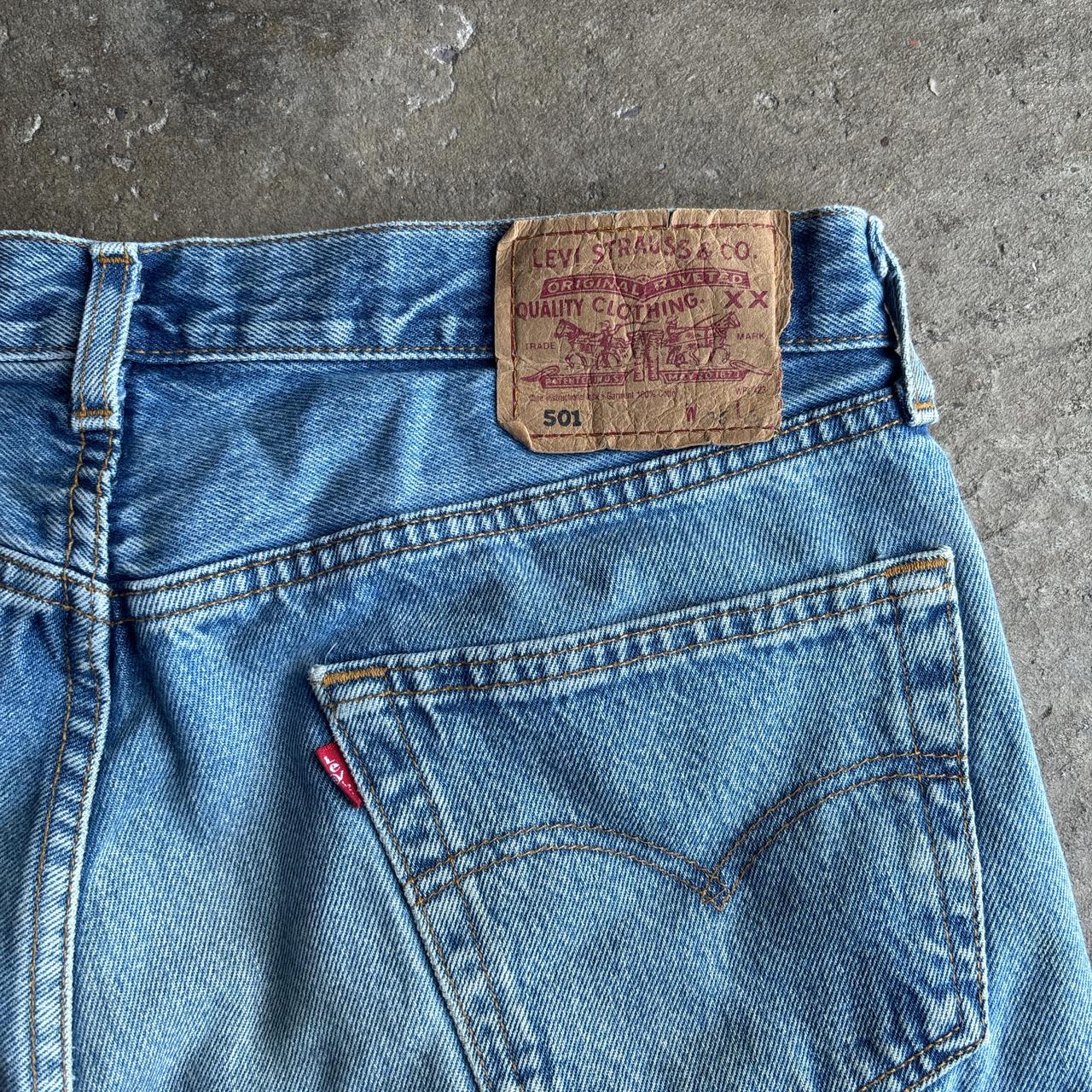 Blue Denim Levi’s 501 Jean Shorts