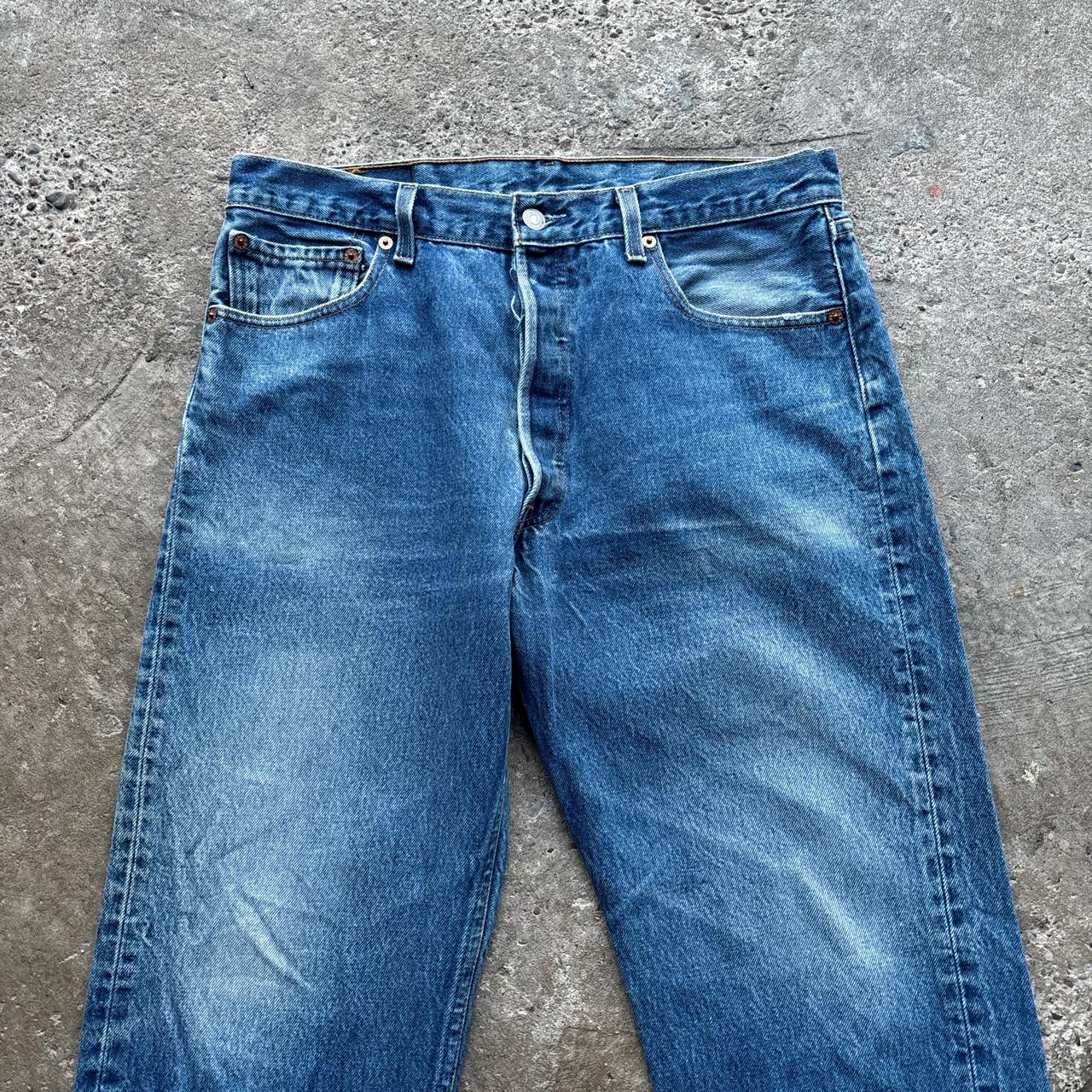 Vintage Blue denim Levi’s 501xx jeans