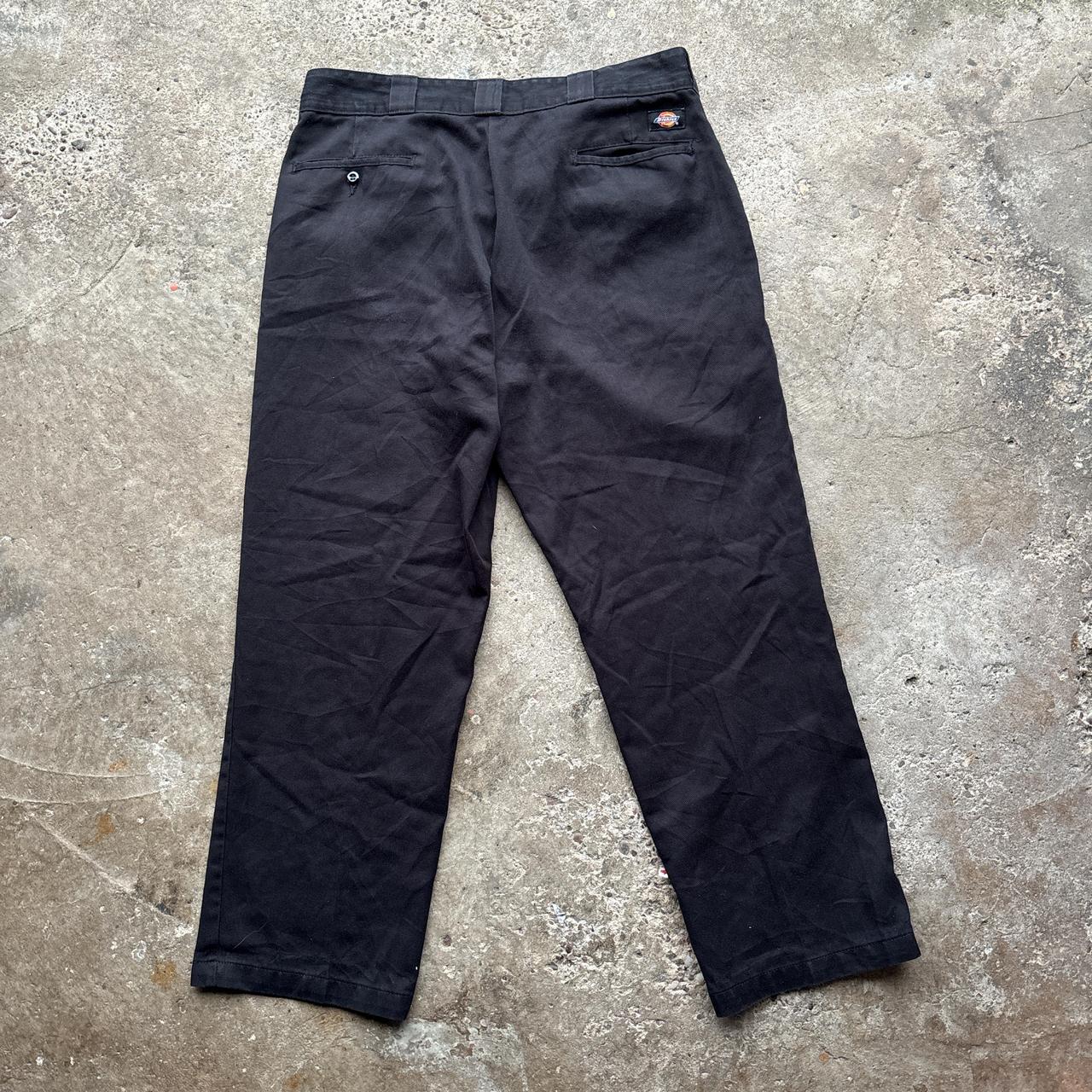 Black Dickies 874 straight leg cotton trousers