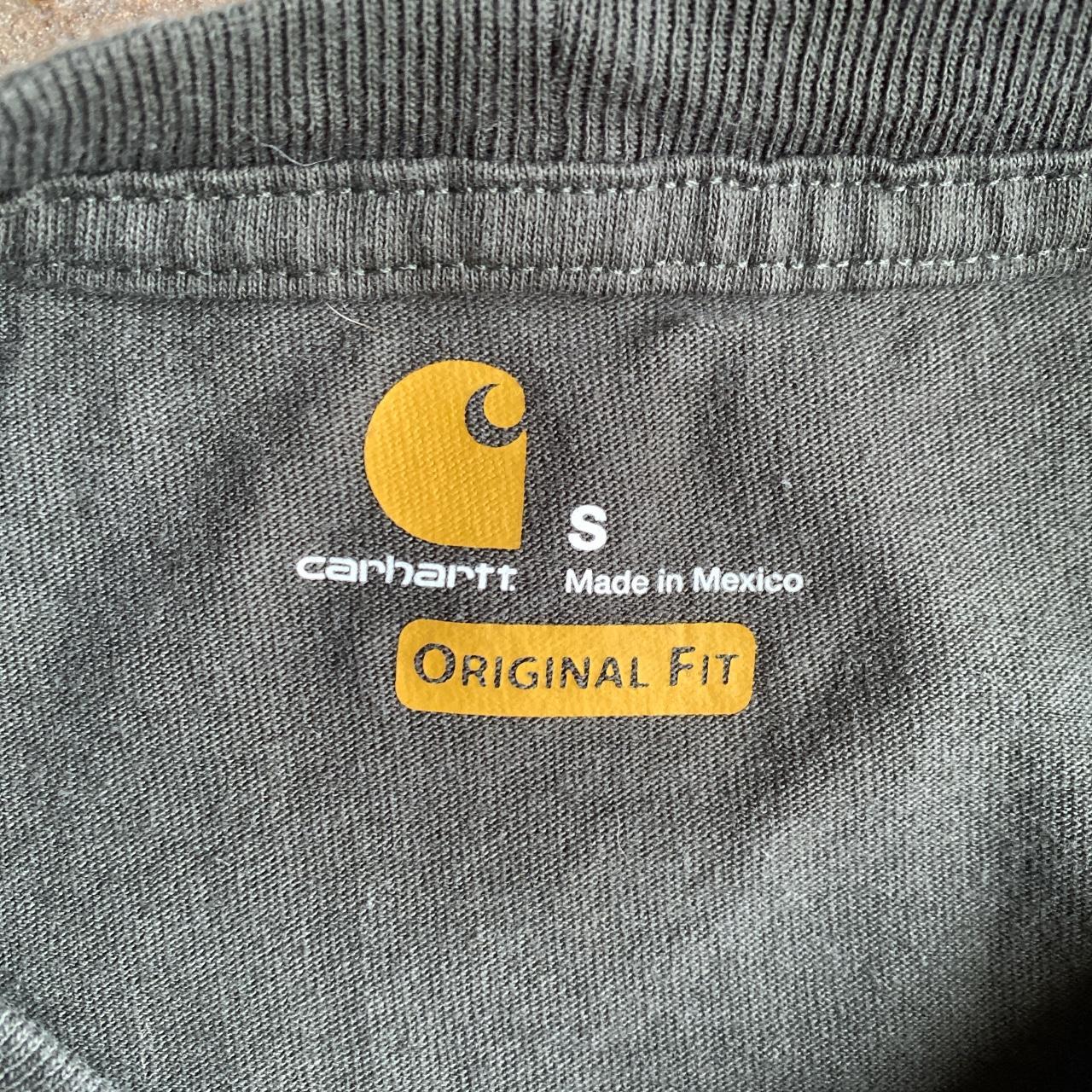 Dark Green Long Sleeve Carhartt T-Shirt - S