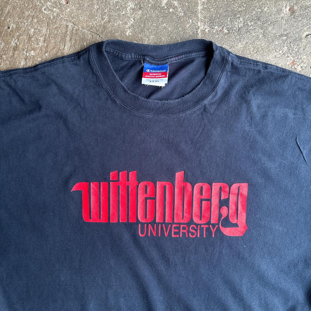 Navy ‘Wittenberg University’ Graphic Champion T-Shirt - 3XL