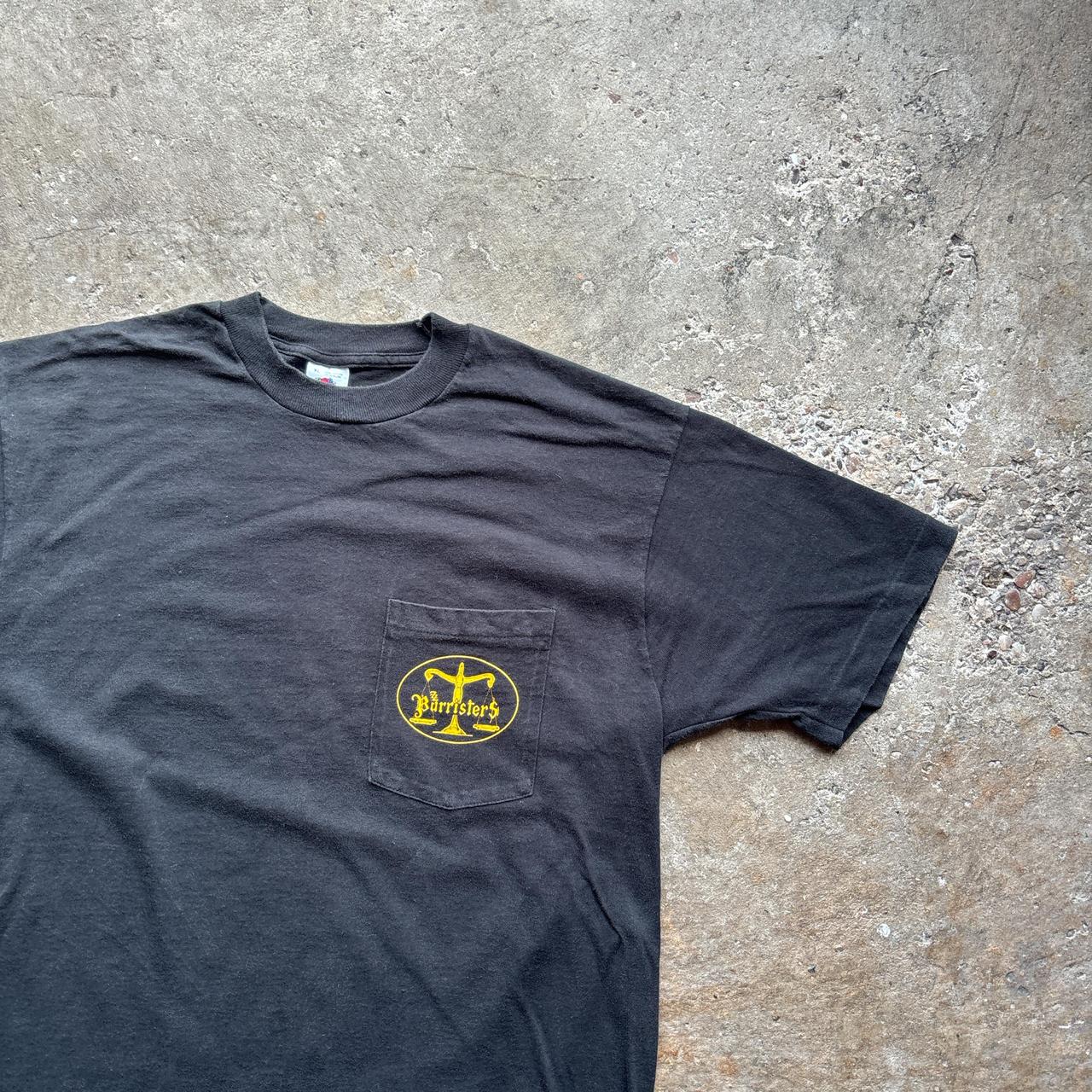 Black & Yellow Graphic Single Stitch T-Shirt