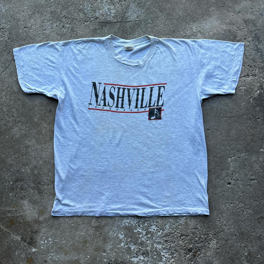 Grey Nashville graphic tee