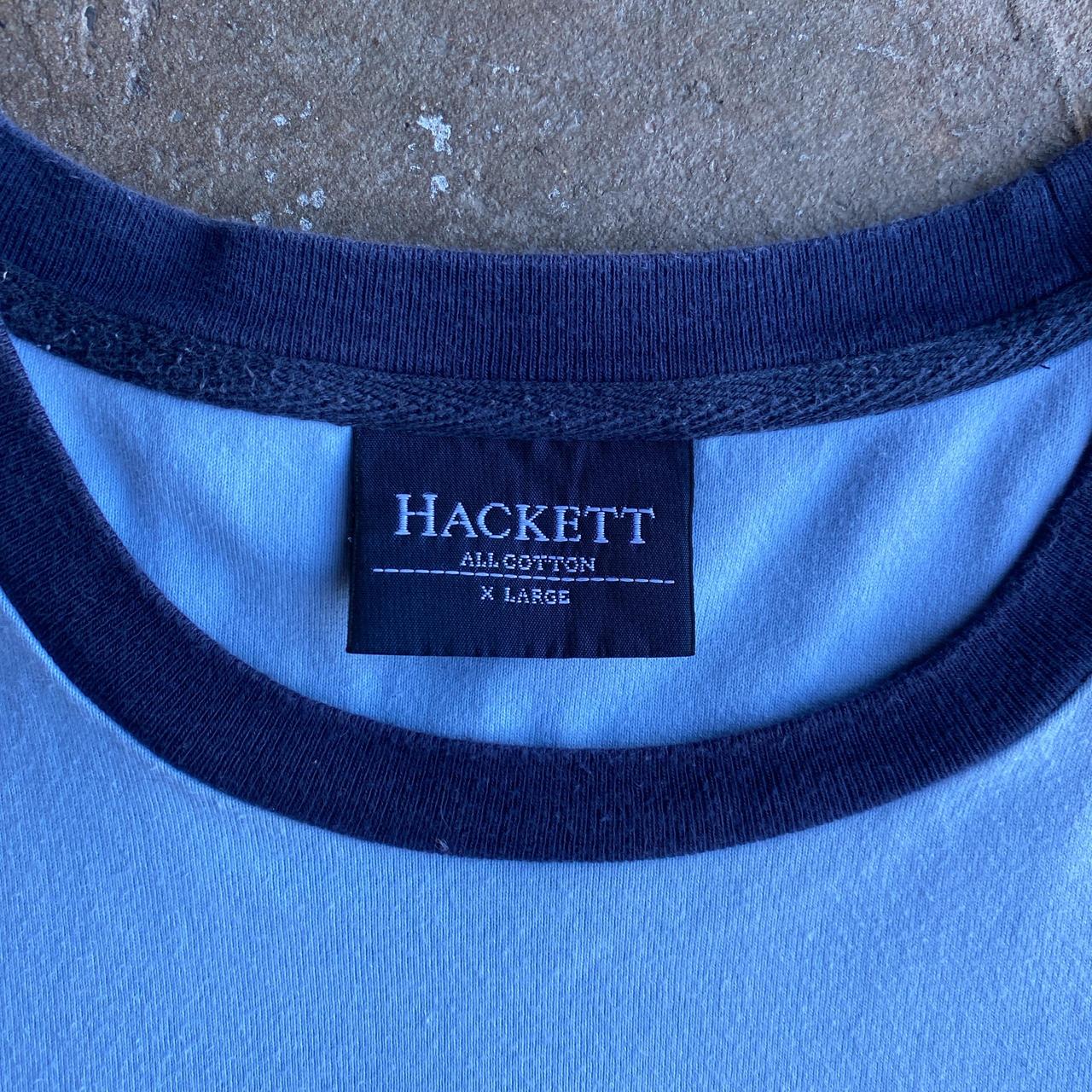 Vintage Light Blue Hackett T-Shirt - XL
