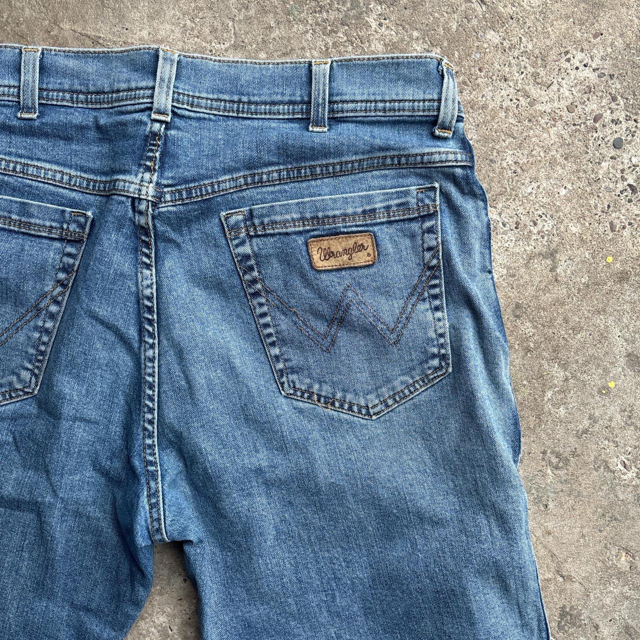 Wrangler Straight Light Blue Denim Jeans | W36 - L30
